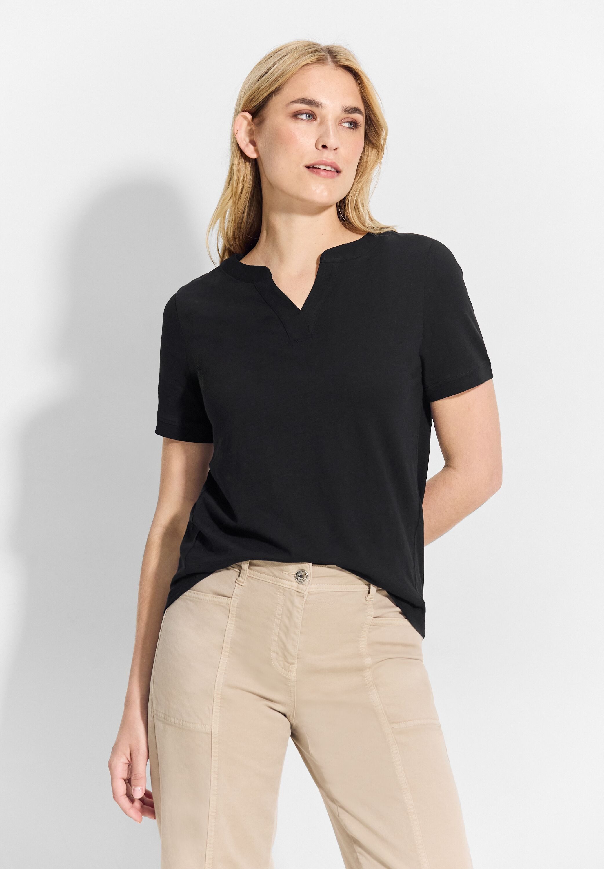 CECIL T-Shirt in Unifarbe