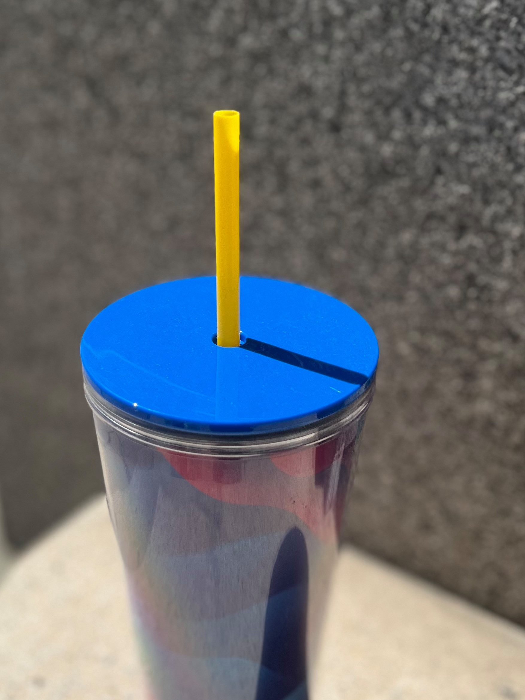 Starbucks Frühstücks-Geschirrset Starbucks bright Abstract Tumbler ombre wavesr 16oz