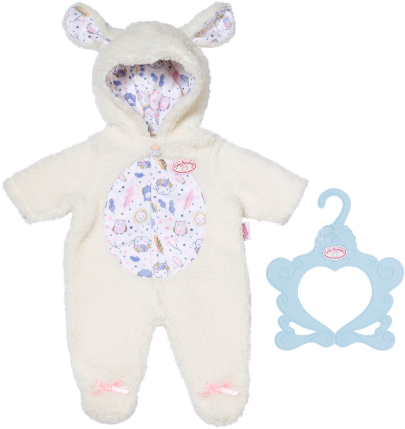 Baby Annabell Puppenkleidung Kuschelanzug Schaf, 43 cm