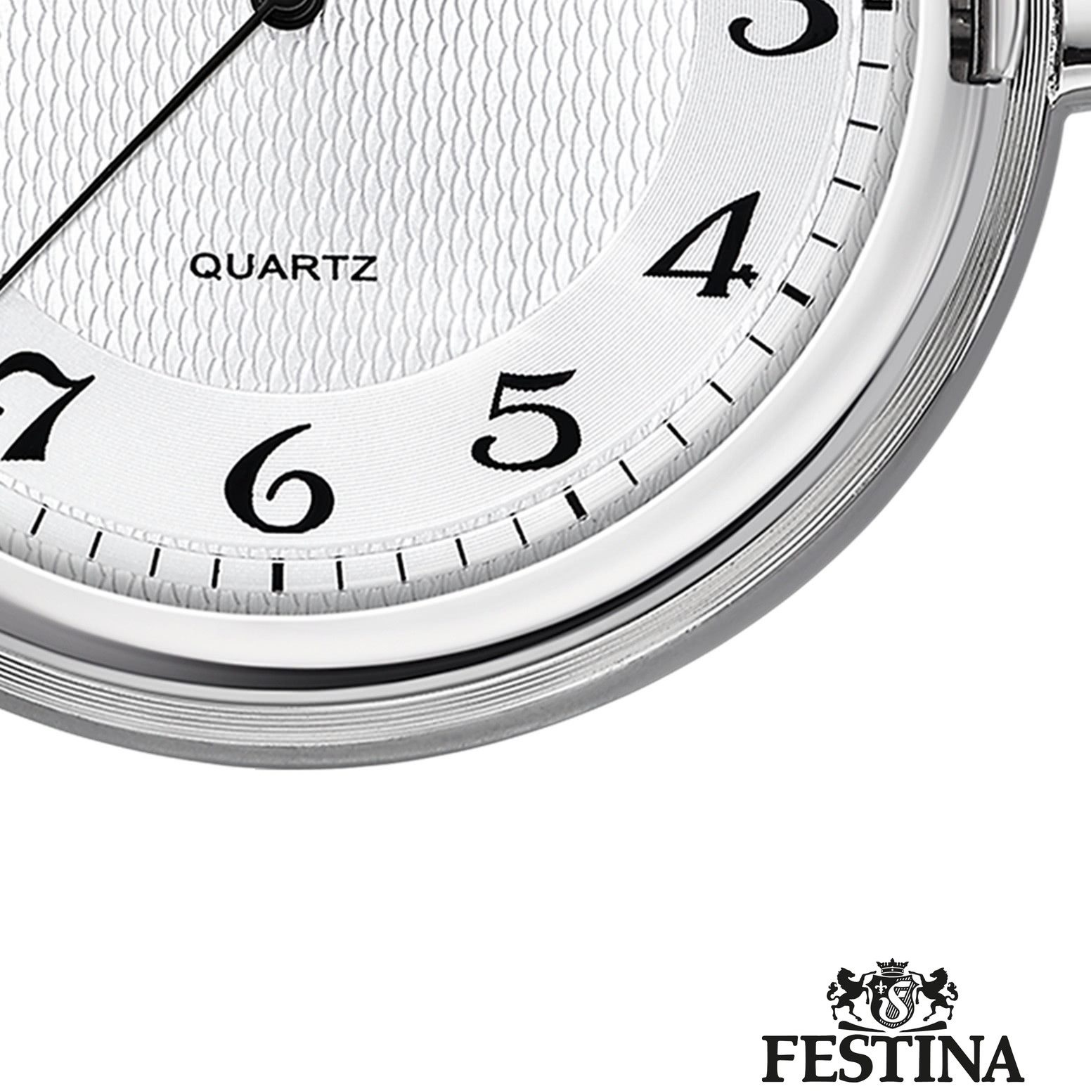 Festina Taschenuhr Festina Taschenuhr mit TU Kette F2024/1, (Analoguhr), Herren Taschenuhr rund, groß (ca. 48mm), Edelstahlgehäuse, Elegant