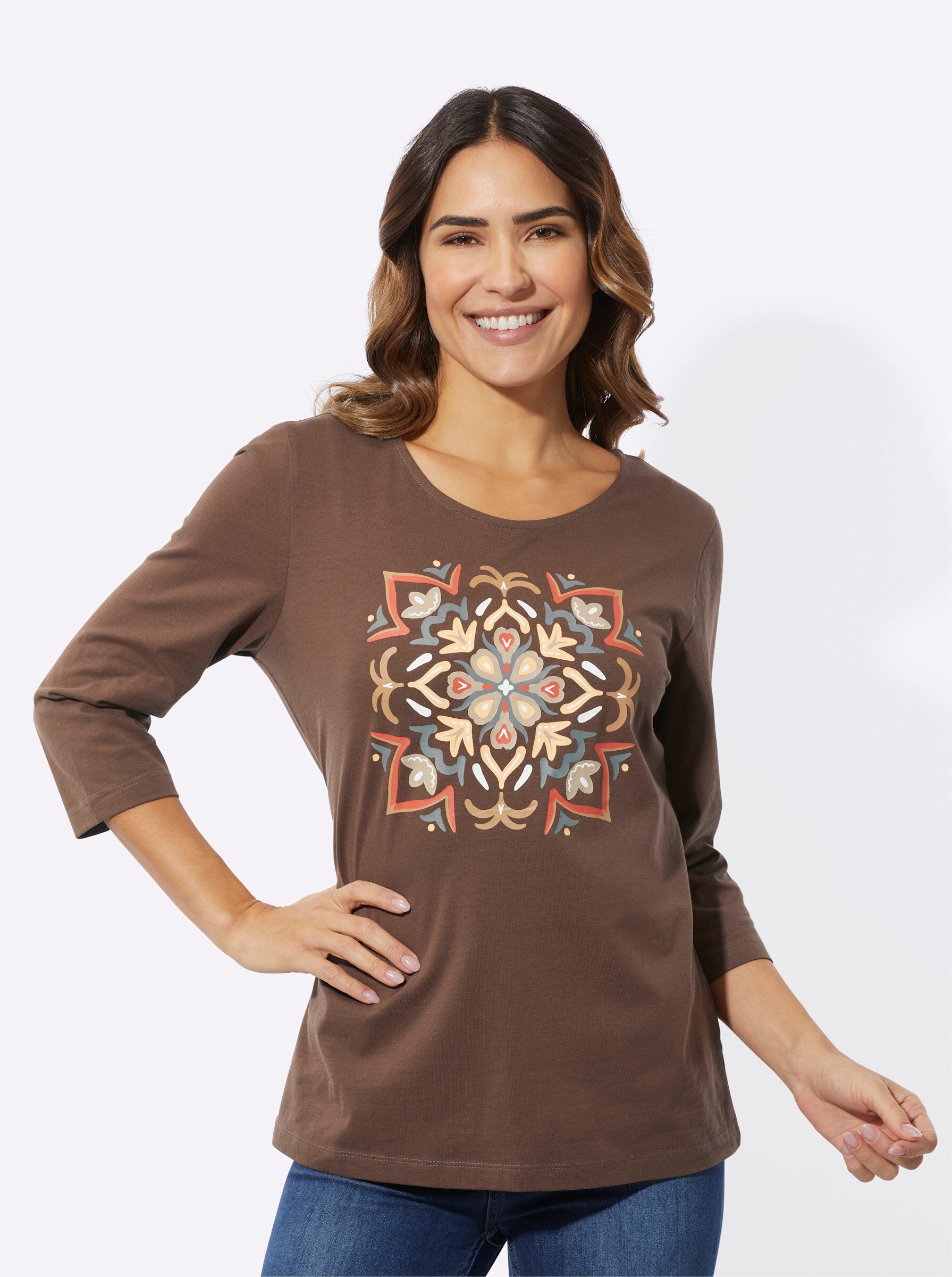 Sieh an! T-Shirt 3/4-Arm-Shirt günstig online kaufen