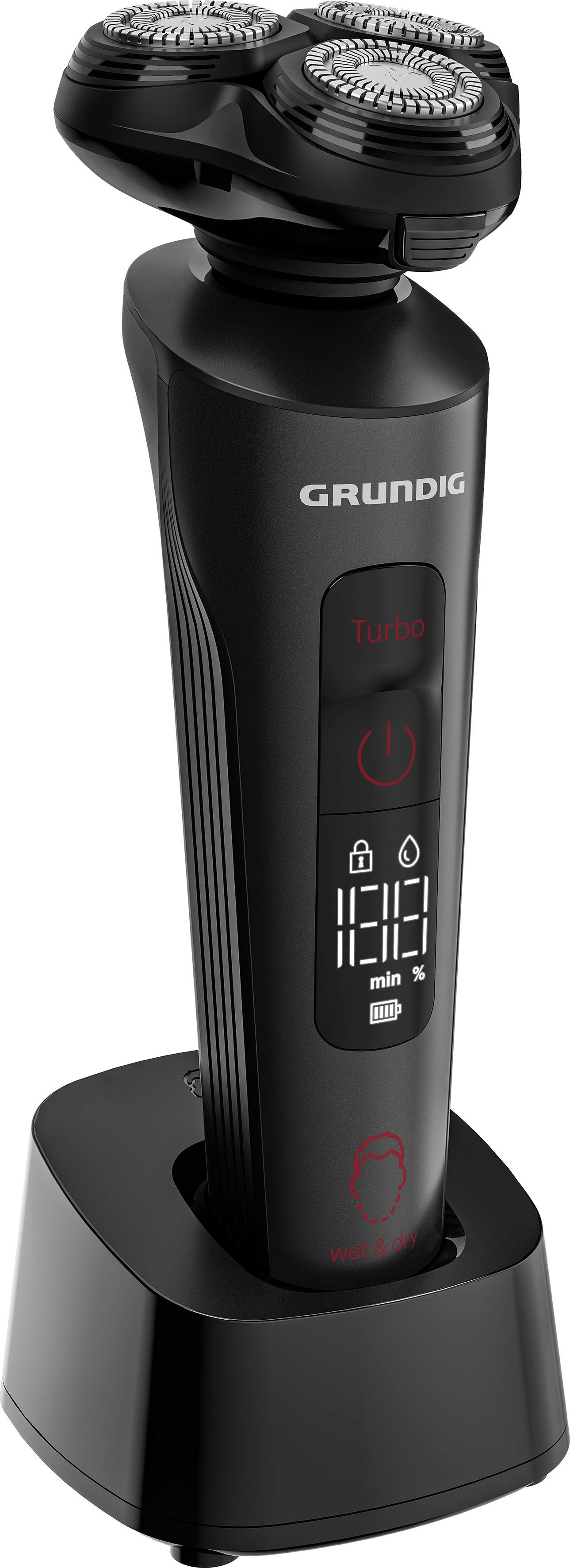 Grundig Elektrorasierer Herrenrasierer ProClub MS 9130, Aufsätze: 2, Langhaartrimmer