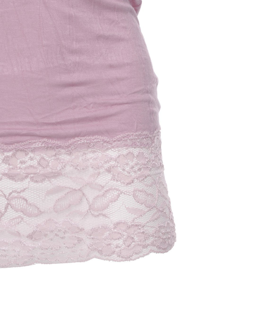 Muse rosa Spitzensaum Trägertop Spitzentop 0518 mit