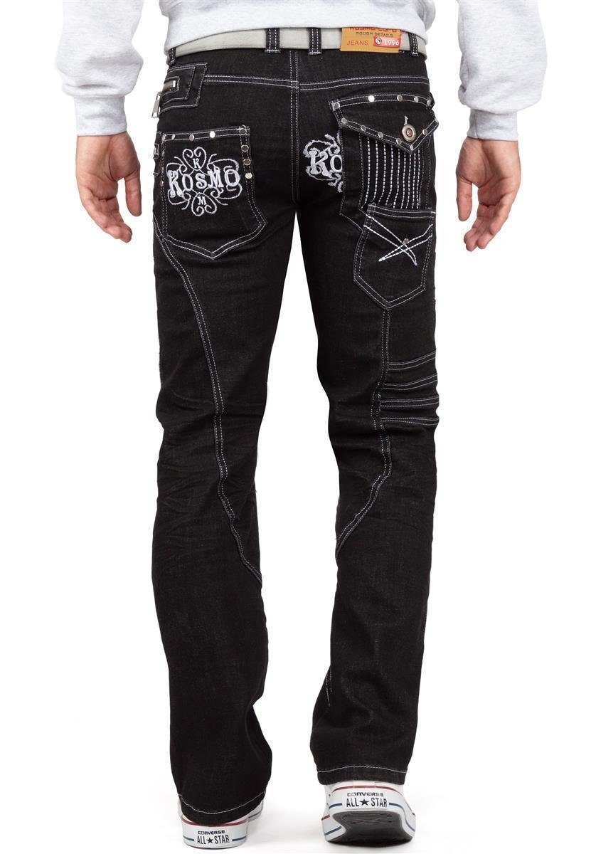 Kosmo Lupo 5-Pocket-Jeans Herren Regular Fit günstig online kaufen
