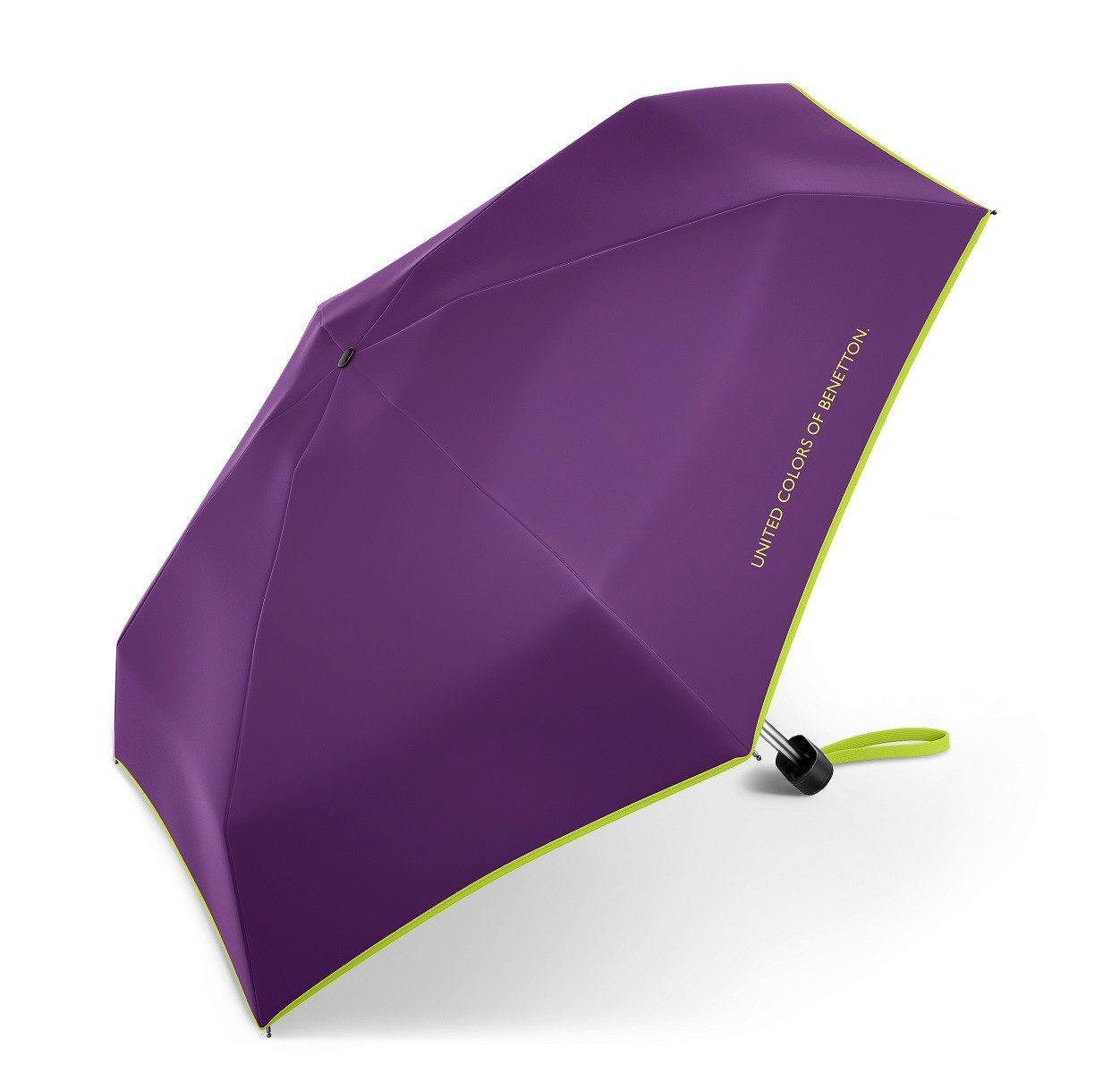 Langregenschirm Benetton Ultra Mini Flat Manuell hyacinth violet