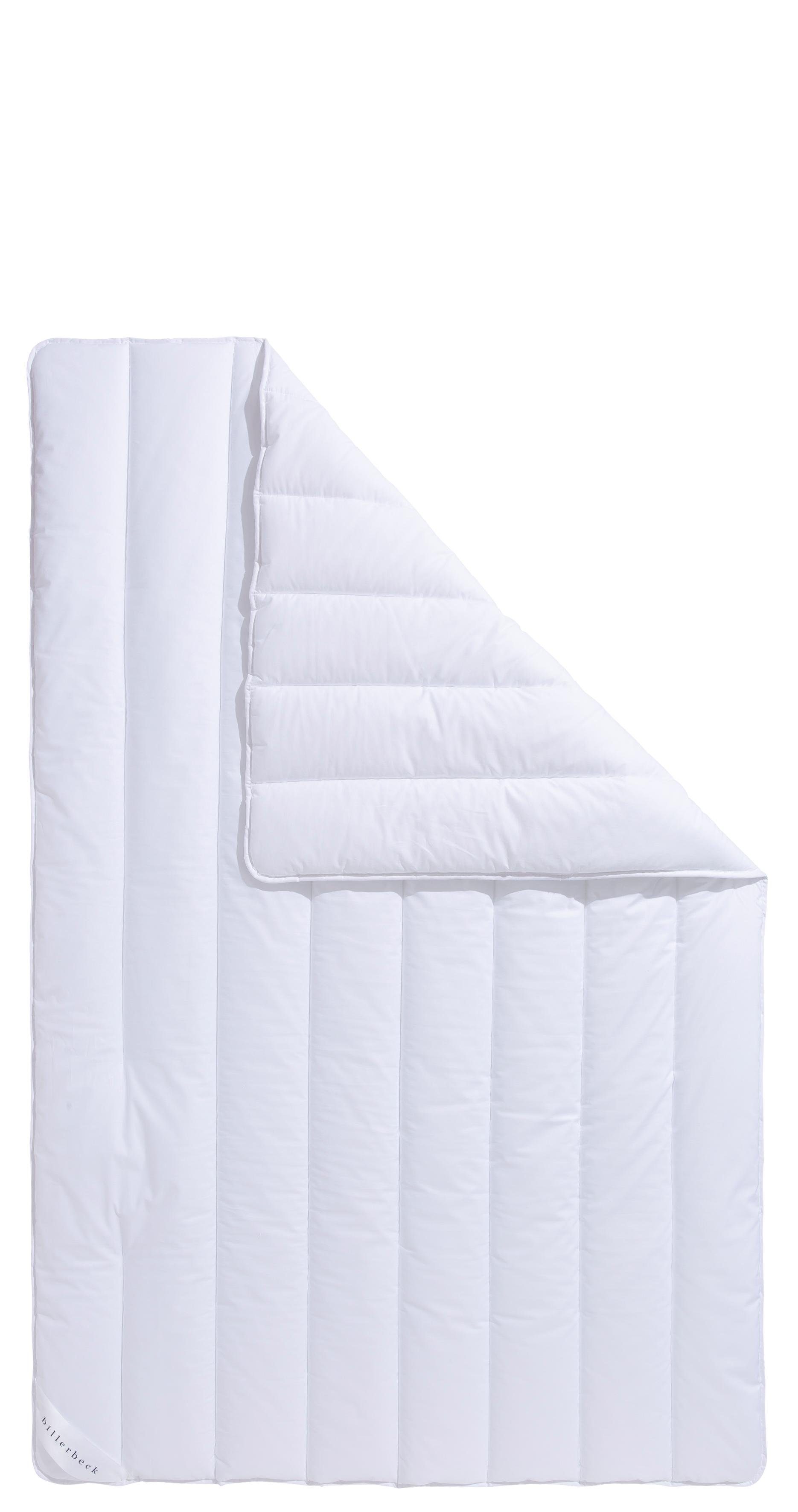 billerbeck Microfaserbettdecke Liliane, Bettdecke 135x200, 155x220 cm, Decke für Hausstauballergiker, Füllung: 100% Polyester-Hohlfaser, Bezug: 100% Baumwolle, Faserdecke mit moderner Körperformsteppung