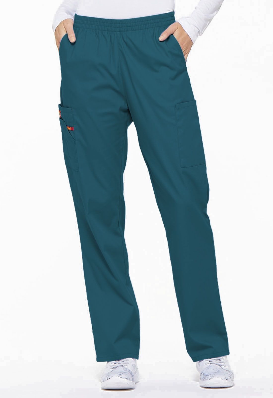 Dickies Schlupfhose, Unisex OP Hose mit Gummibund, Pflegehose, EDS Every Day Scrubs mit Cargotaschen
