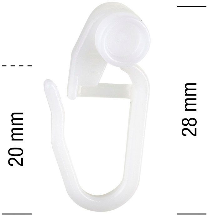 GARESA Gardinenröllchen Rollring für Kunststoff- oder günstig online kaufen