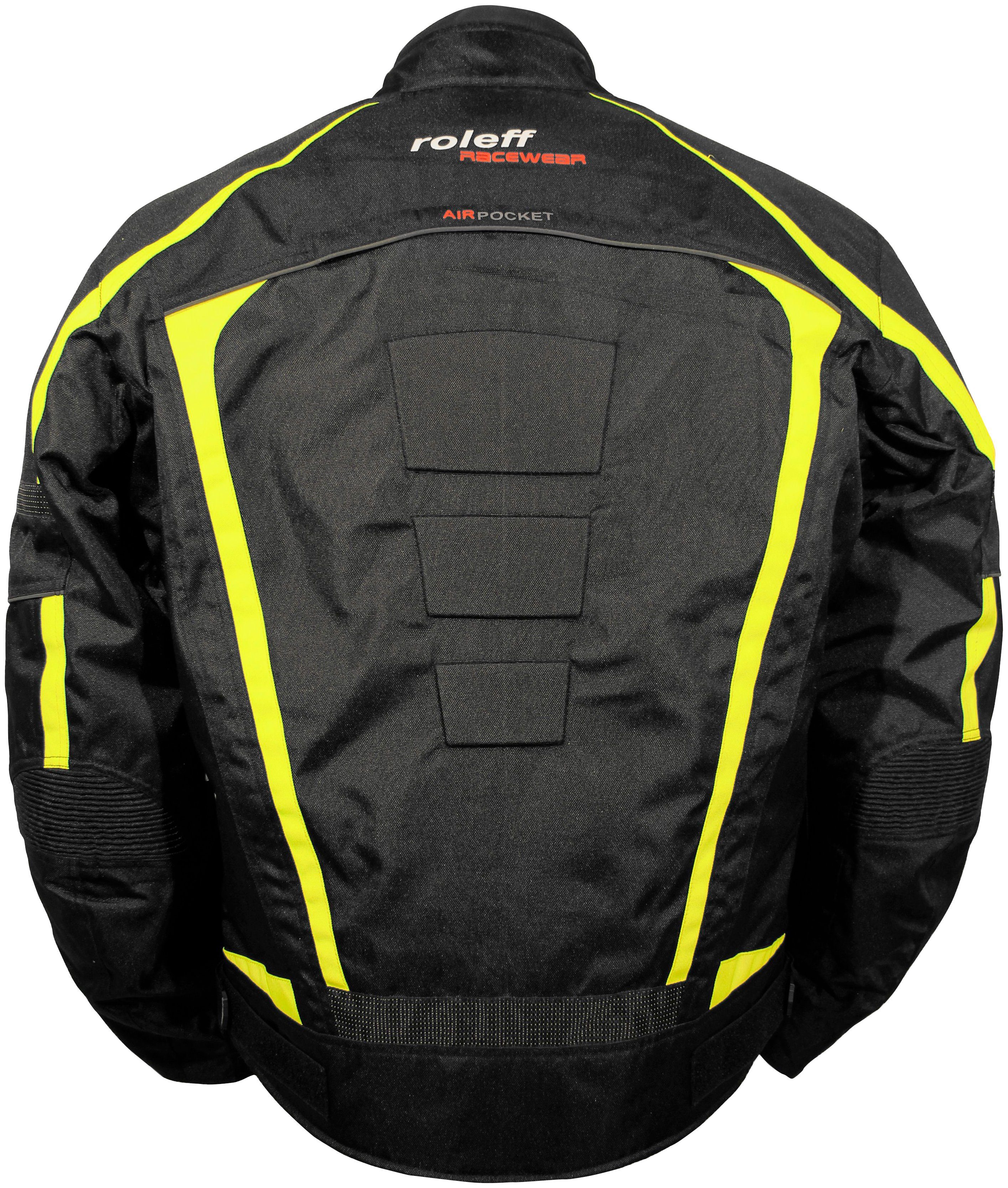 Kinder-Motorradjacke RO431k - Mit Reflektoren & Weitenverstellung | Winddicht, Wasserdicht & Atmungsaktiv