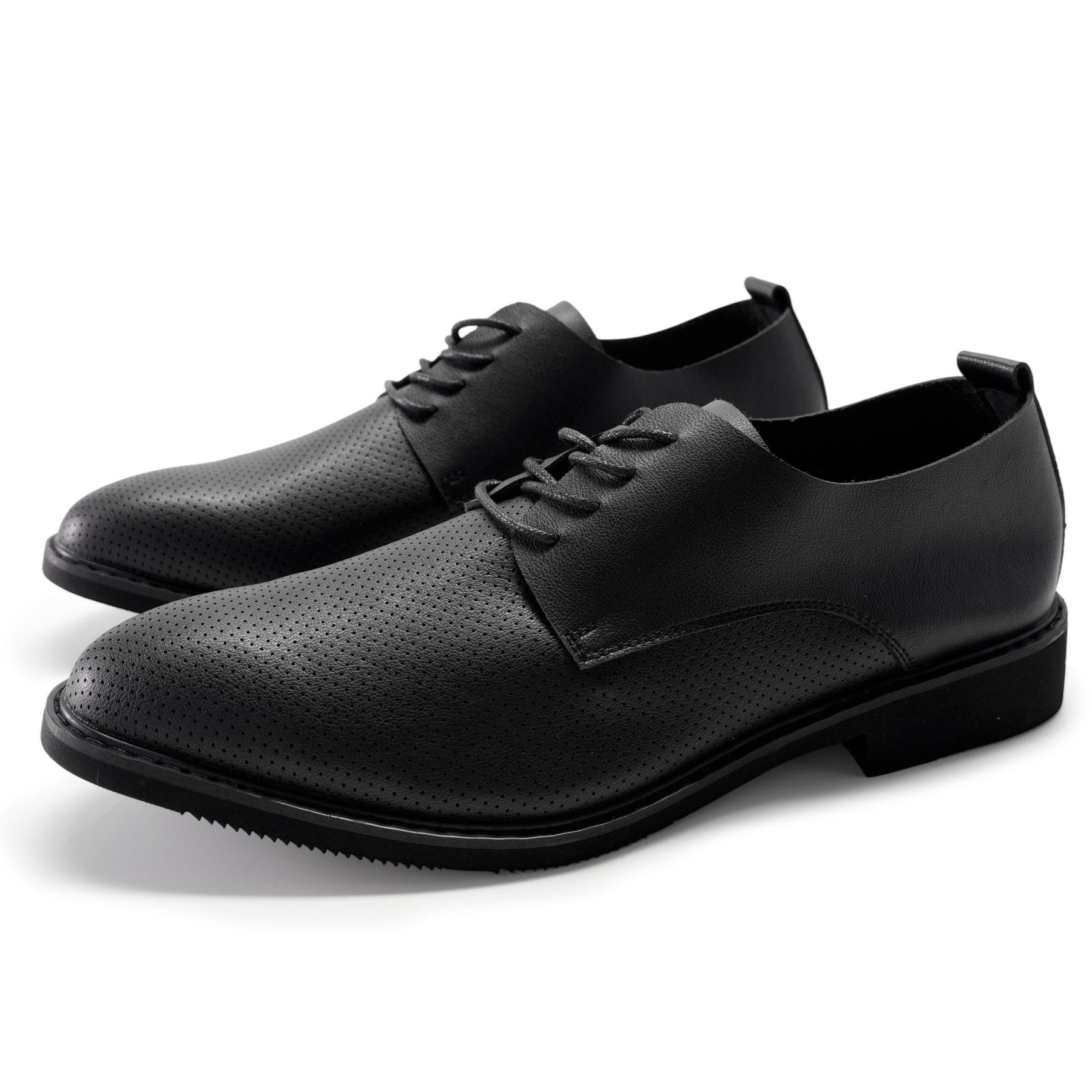 Allthemen Schnürschuh mit atmungsaktivem Mesh Businessschuhe Spitze Halbschuh – Bild 2 von 5