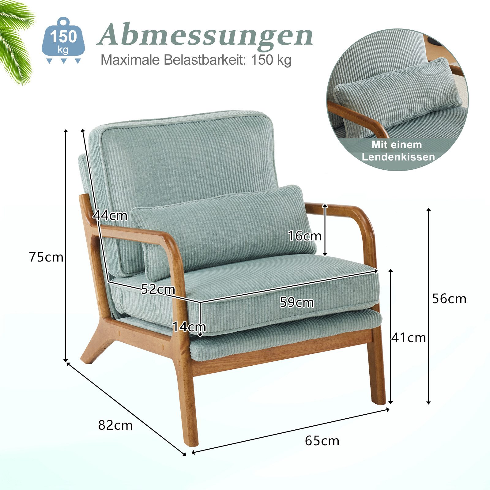 VINGLI Cocktailsessel, Moderner loungesessel, Sessel mit günstig online kaufen