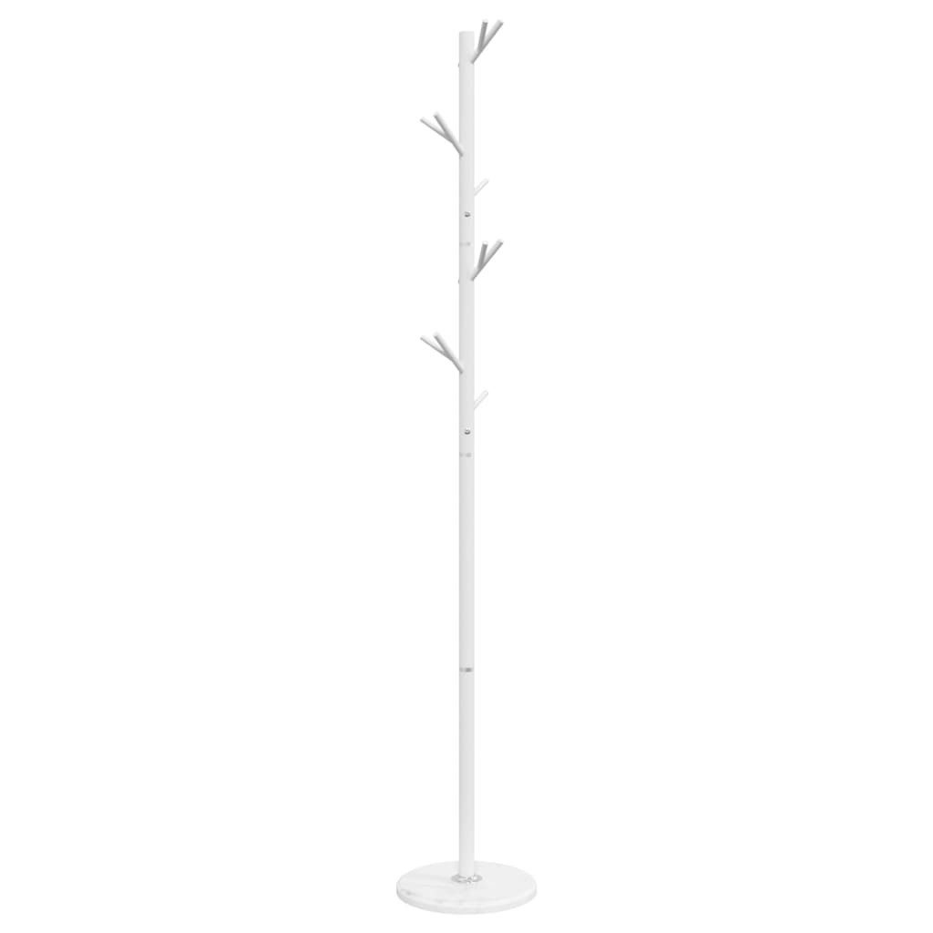 vidaXL Garderobenständer Garderobenständer Weiß 175 cm Pulverbeschichtetes Eisen, (1 St)