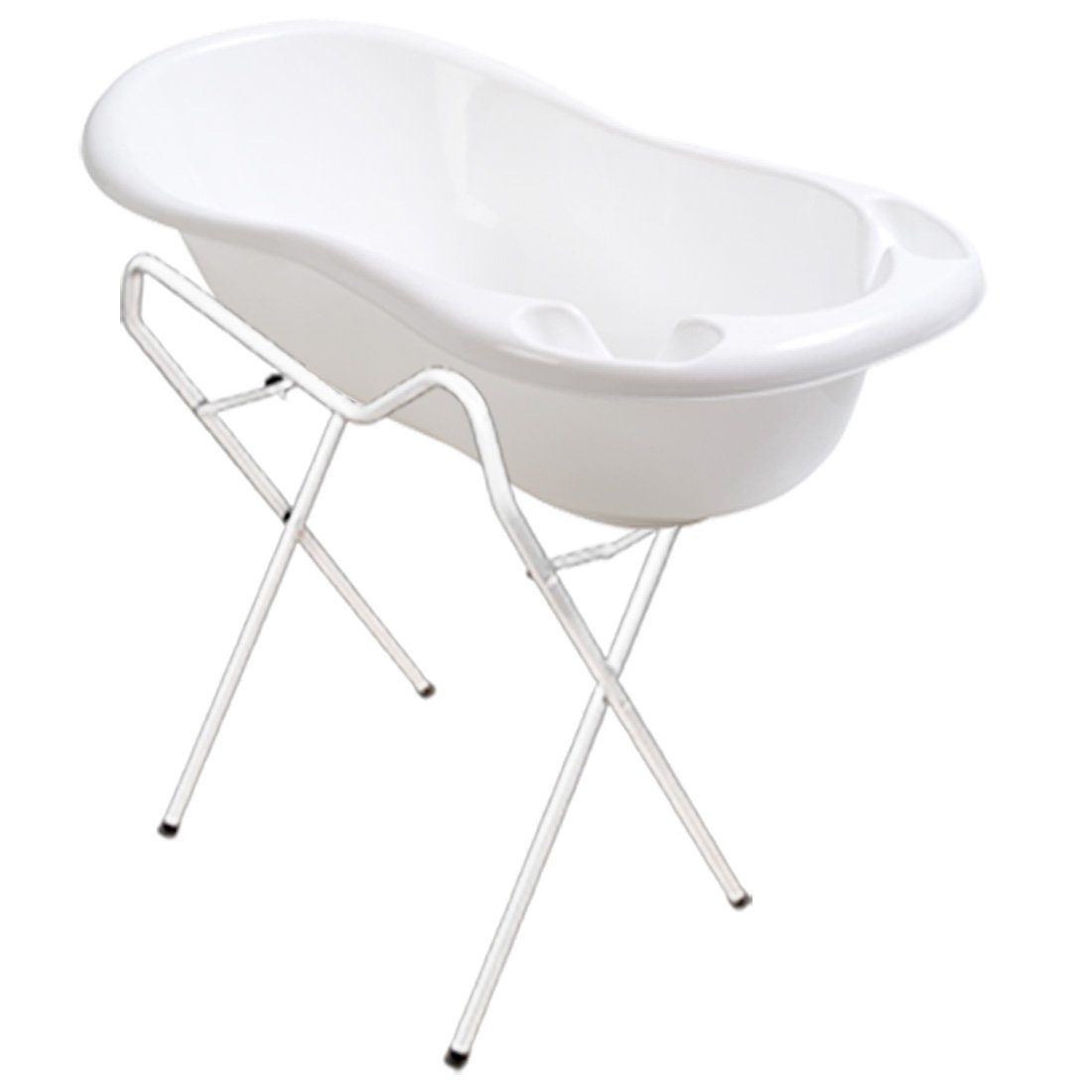 Maltex Babybadewanne Set + Babywanne + -WASCHSCHÜSSEL 5-Teile Europe Babybadeset Schüssel ** Ständer + Top Classic Set), Topf in + Aufsatz (Made WC Badesitz Weiß + Kind, Premium Gestell + 