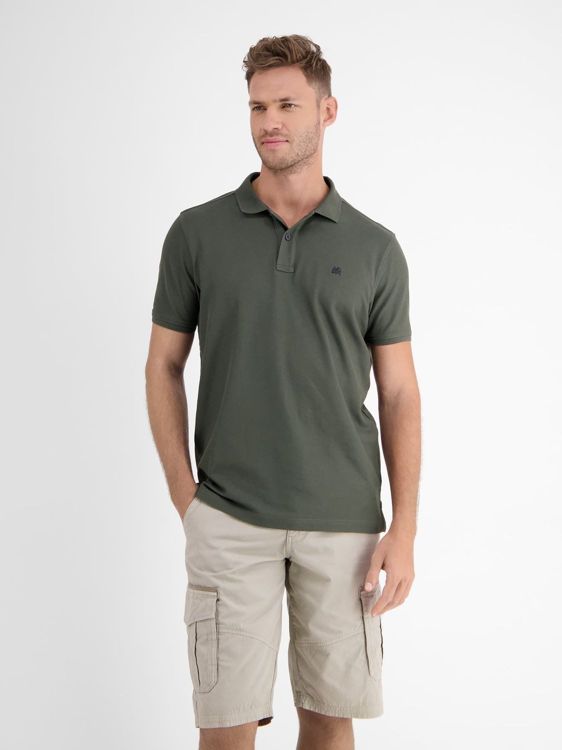 LERROS Poloshirt Basic Poloshirt in *Cool & Dry* Piquéqualität