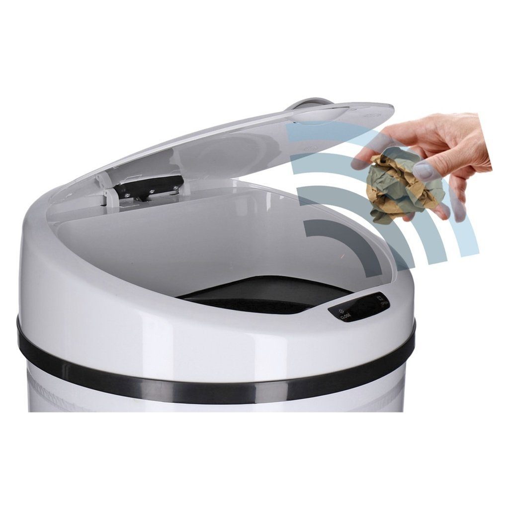 TP Mülleimer Sensor Mülleimer weiß (Volumen: 30 Liter)