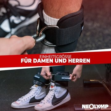 NEOLYMP Windsurf Fußschlaufe Fußschlaufen Kabelzug - Sicheres Workout - Kickbase Fußschlaufe, Extra starke Polsterung, Einheitsgröße, Flexibler Klettverschluss