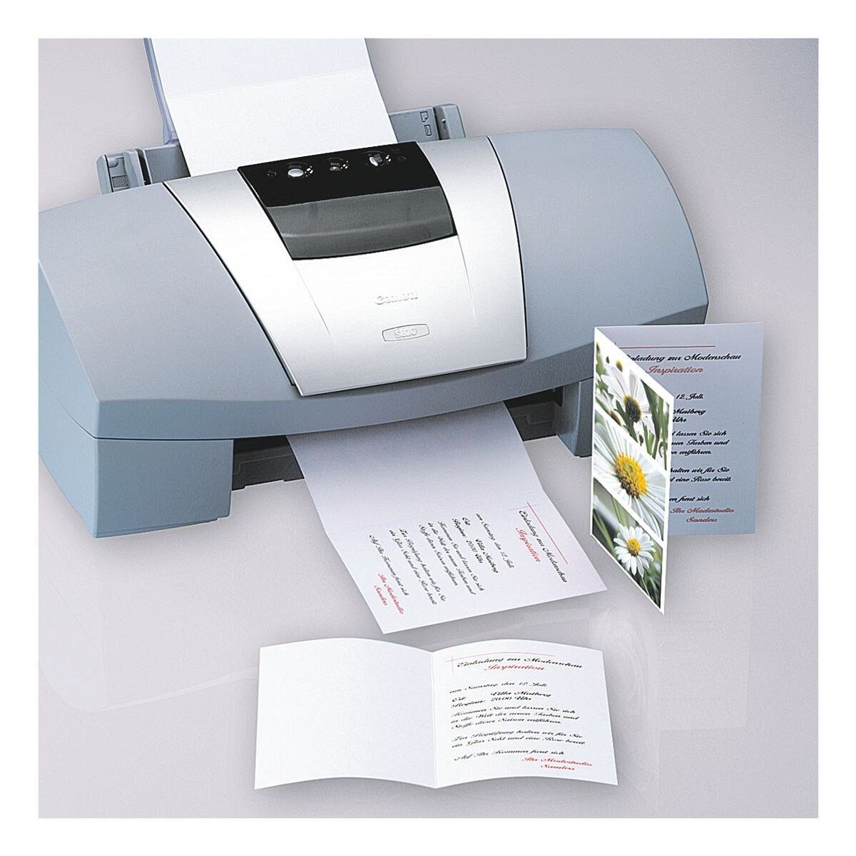 Sigel Klappkarte DP 671, frei gestaltbar/ beidseitig bedruckbar, 50 Faltkarten (ohne Umschläge)