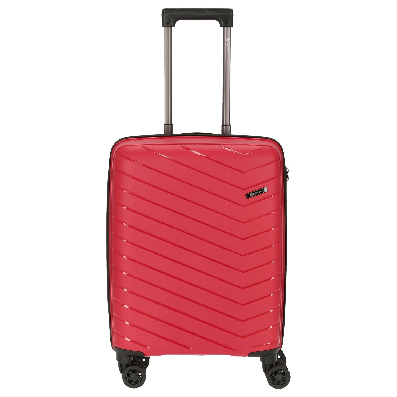 CHECK.IN® Koffer Orlando - 4-Rollen-Kabinentrolley 55 cm (magenta), 4 Rollen Rollen
