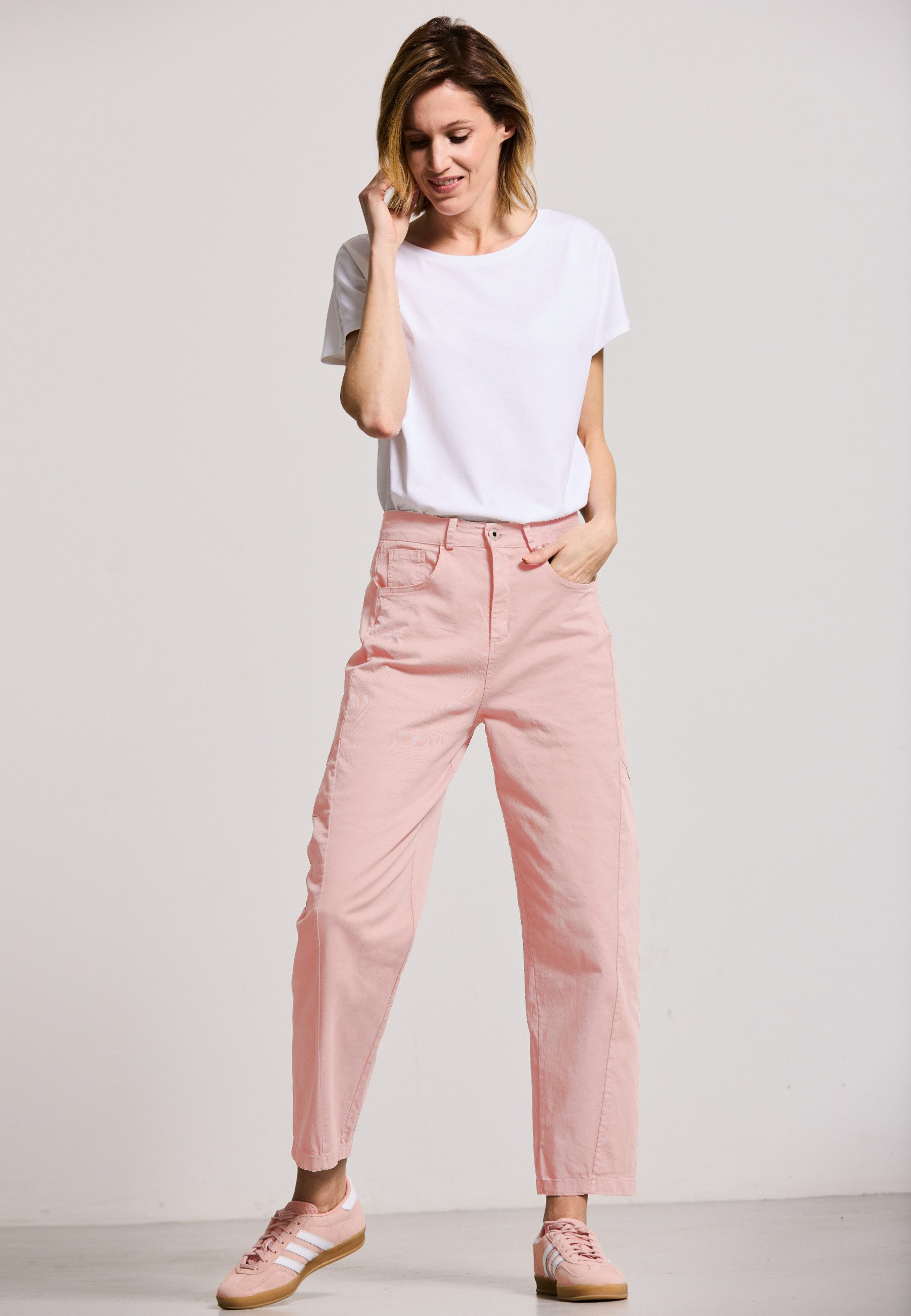 Andijamo-Fashion Chinohose BARREL LEG PANTS Barrel günstig online kaufen