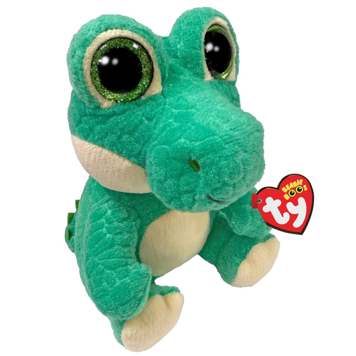 Ty® Plüschfigur Ty 37373 - Ernie Alligator - Beanie Boos Plüschtier - 15 cm