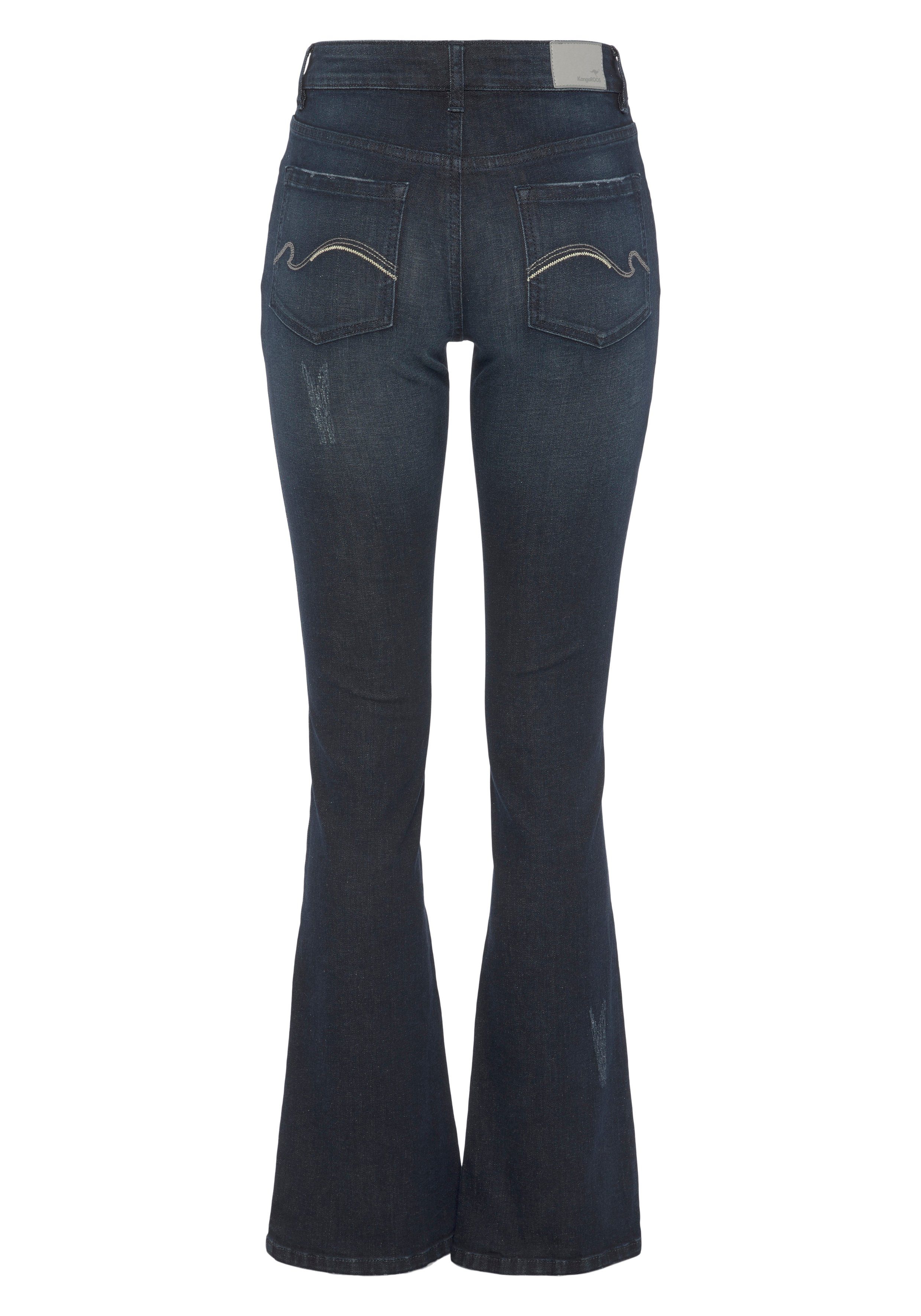 KangaROOS 5-Pocket-Jeans BOOT CUT -NEUE used blue KOLLEKTION dark