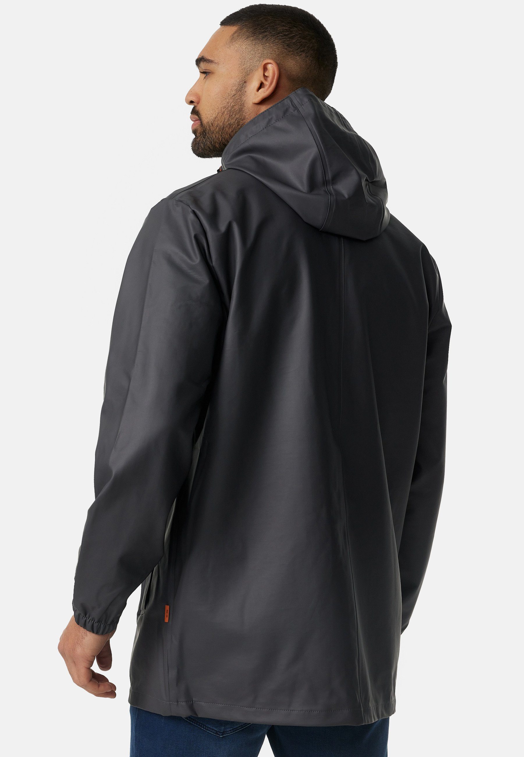 Indicode Regenjacke Herren Malmoe Nässeschutz Herrenjacke halblange, mit Kapuze