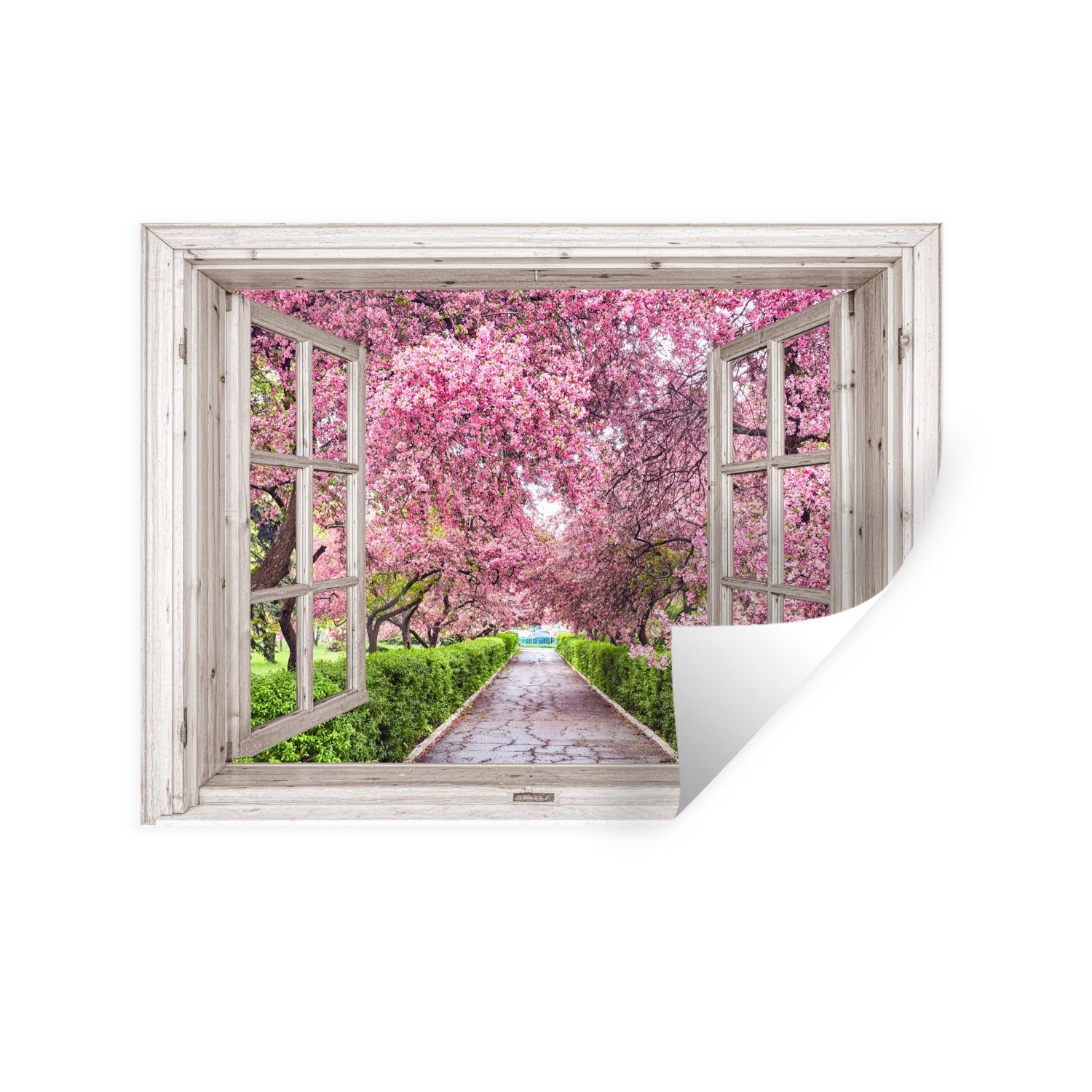 MuchoWow Wandsticker Japanisch - Sakura - günstig online kaufen
