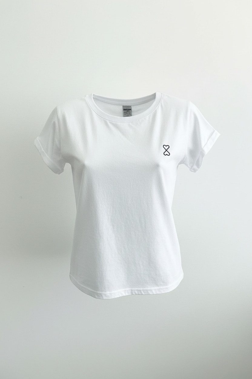 Zuckerwatte Kurzarmshirt 25224 mit Rundhalsausschnitt aus 100% Baumwolle