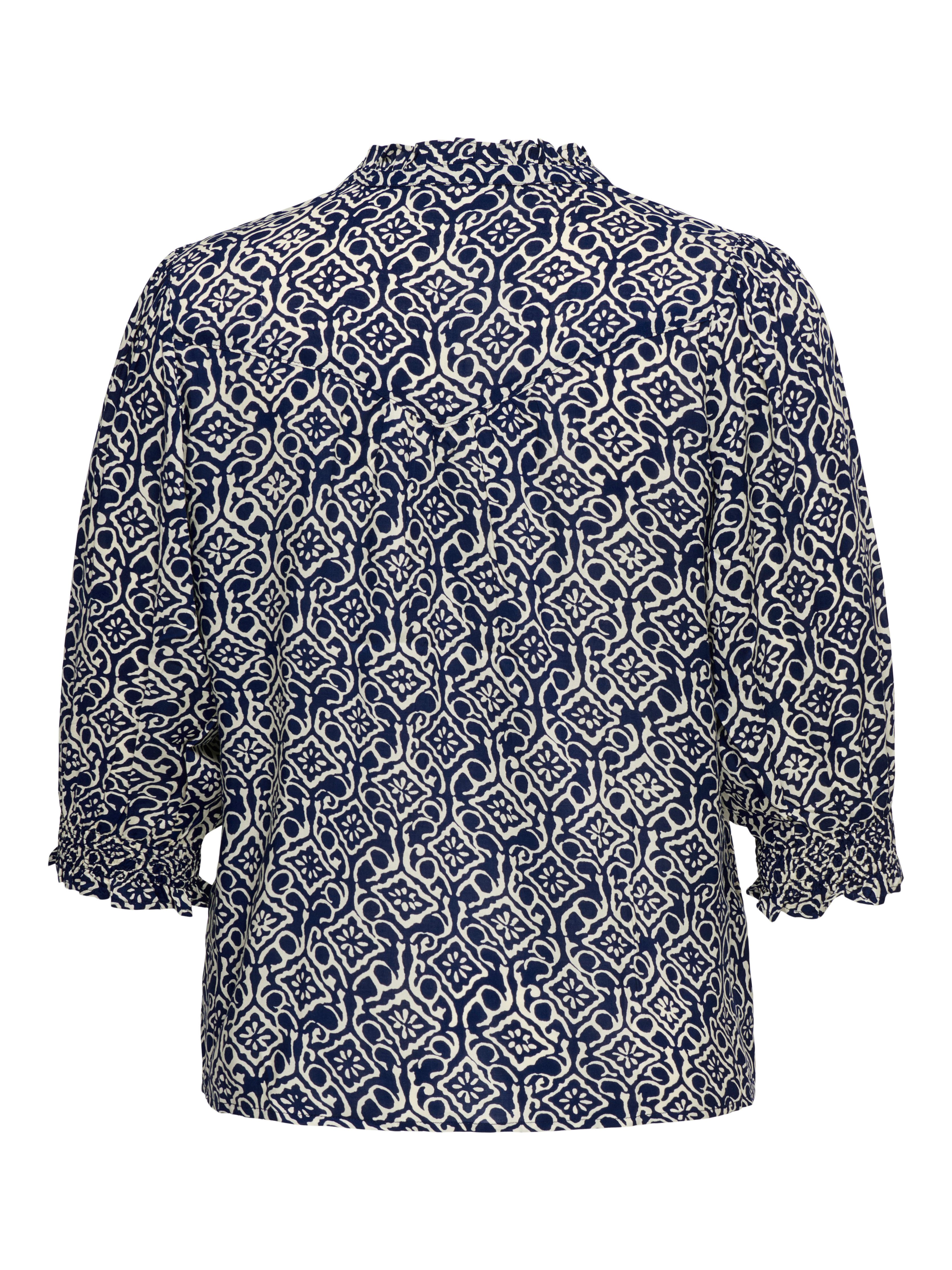 ONLY CARMAKOMA Druckbluse CARRAYA 3/4 SHIRT WVN NOOS günstig online kaufen