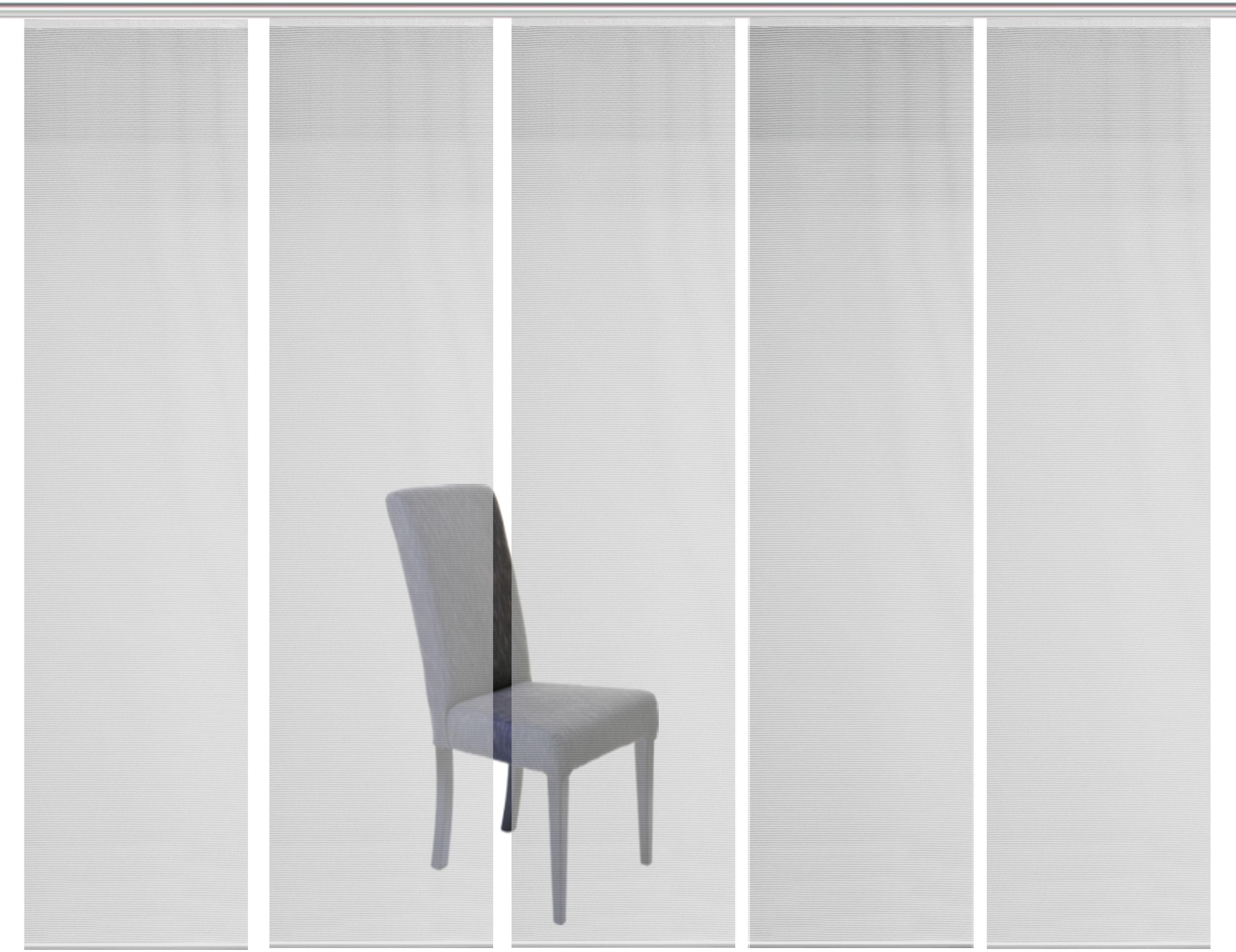 Vision S Schiebegardine "5ER SET ROM" Paneelwagen 5 Stk. tlg. HxB: 260x60, günstig online kaufen