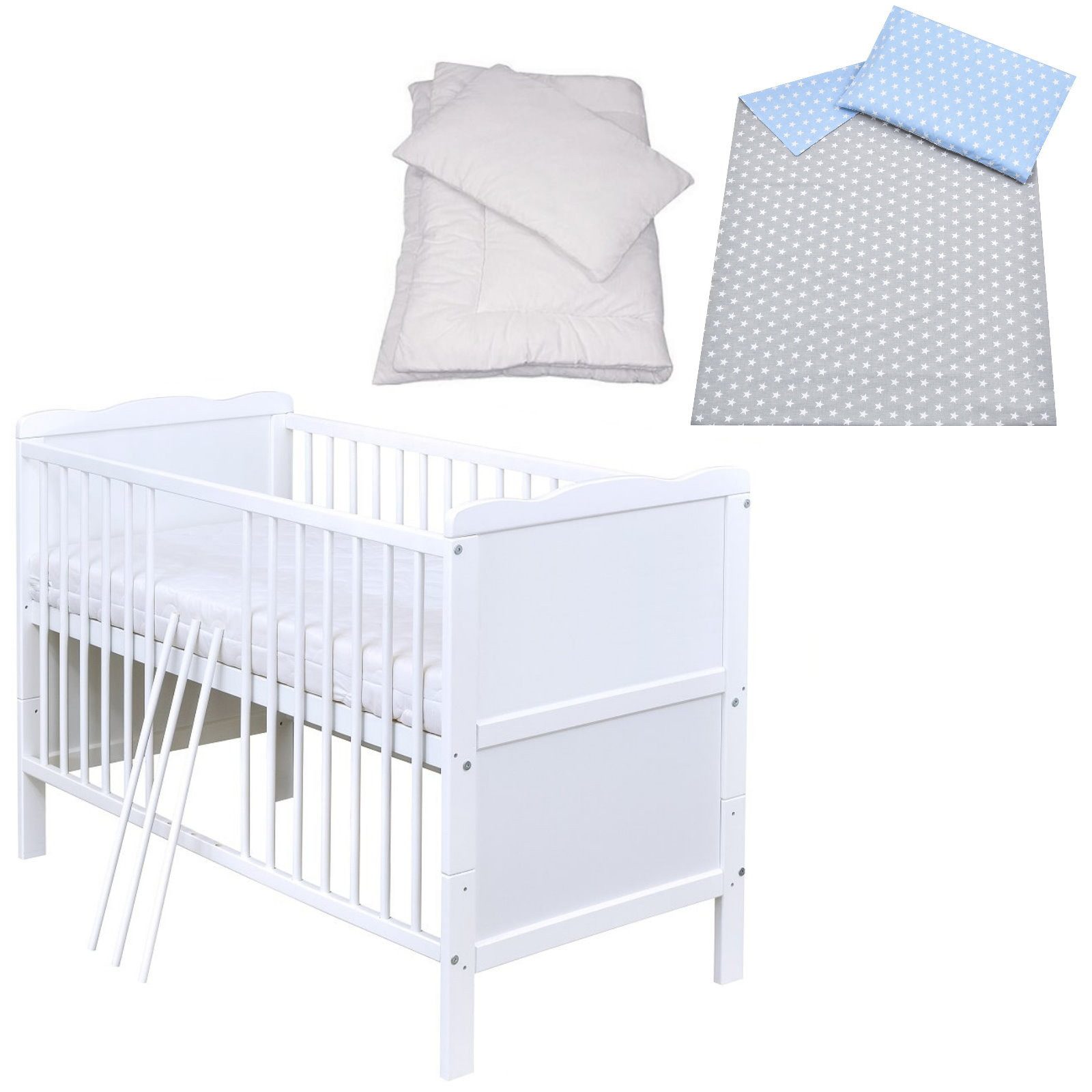 Komplettbett Babybett Max Komplettset
