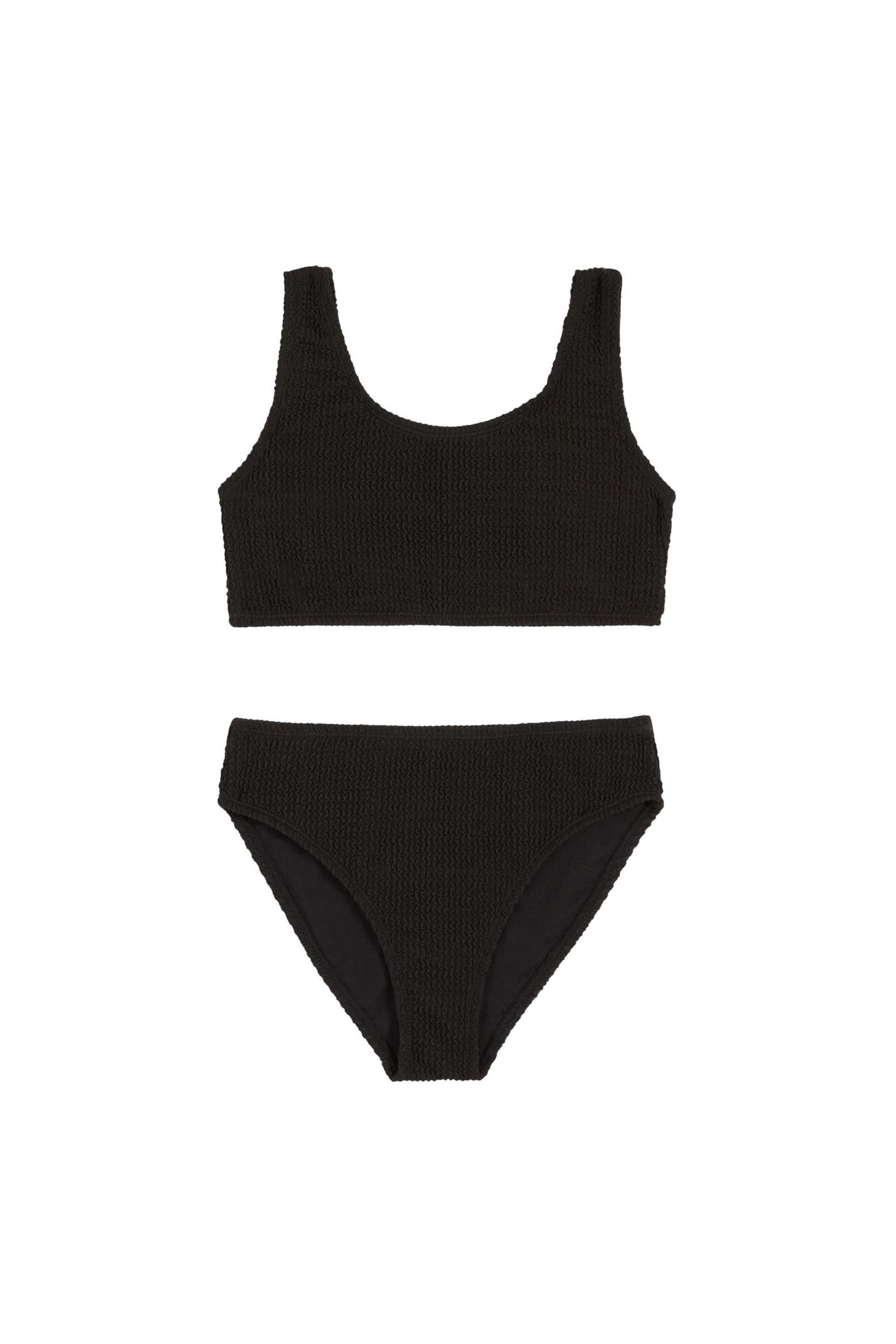 LIPSY Bustier-Bikini Lipsy Bikini mit U-Ausschnitt und Struktur (2-St)