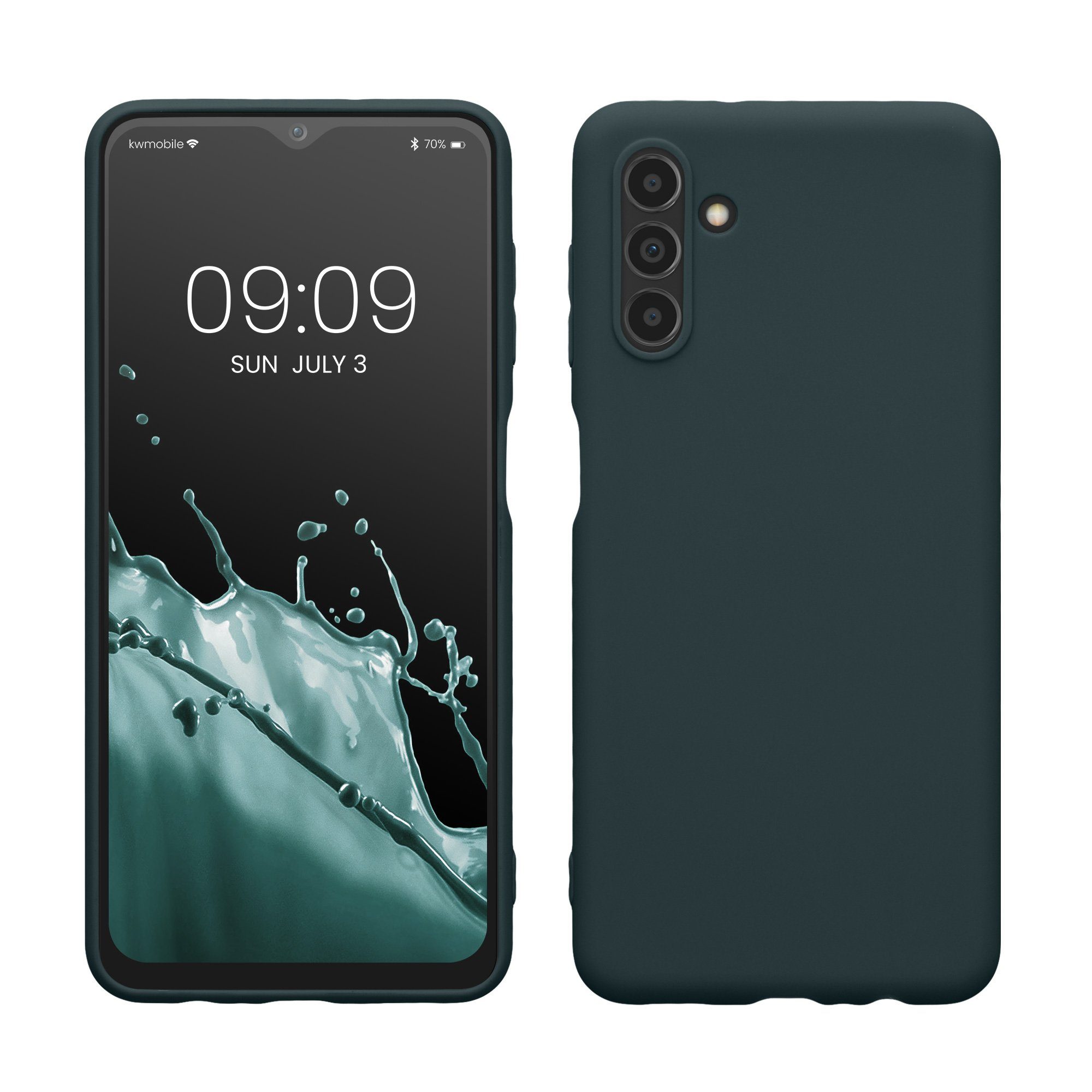 kwmobile Handyhülle Hülle für Samsung Galaxy A04s, Hülle Silikon - Soft Handyhülle - Handy Case Cover