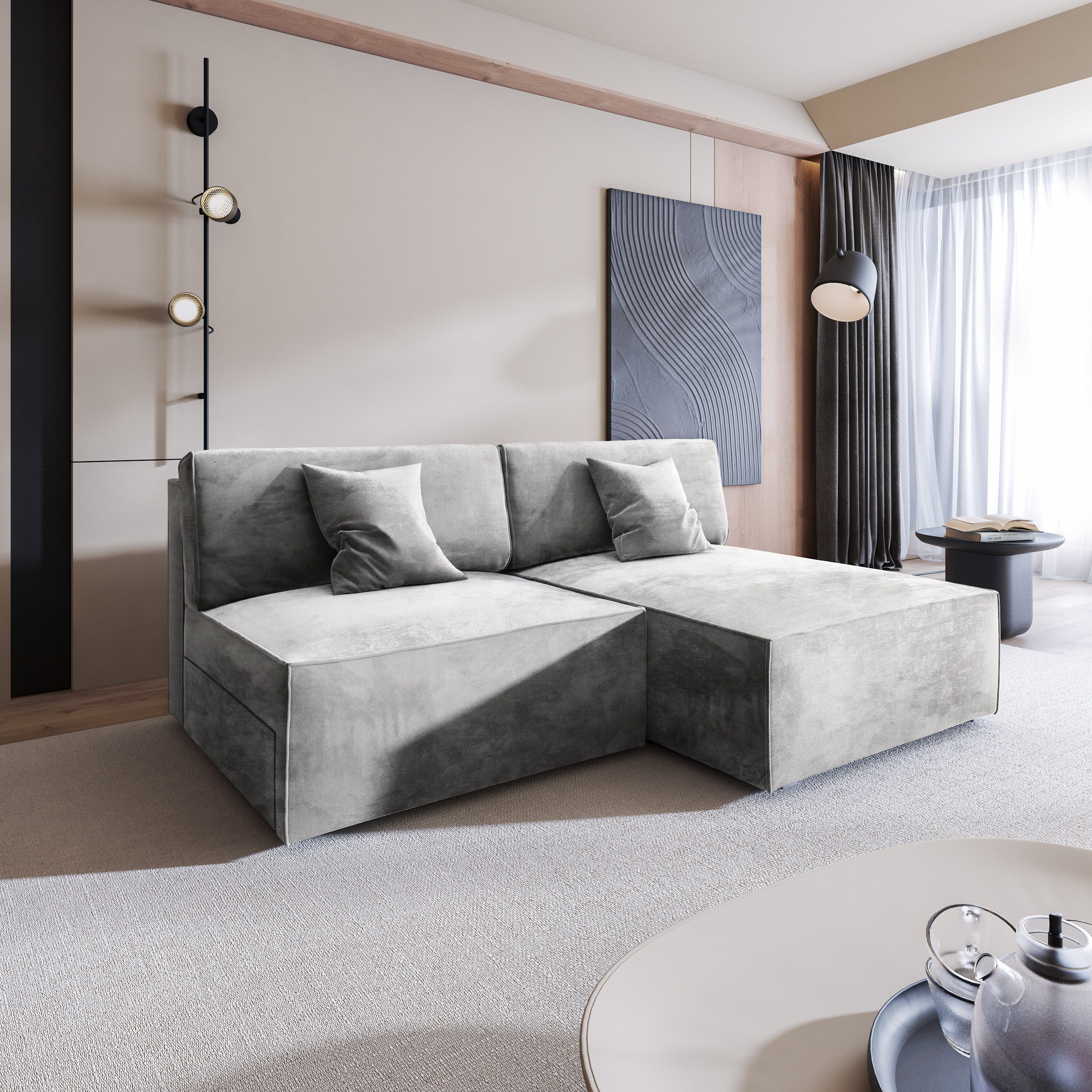 Masseno Ecksofa FIORO mit Schlaffunktion L-Form, günstig online kaufen