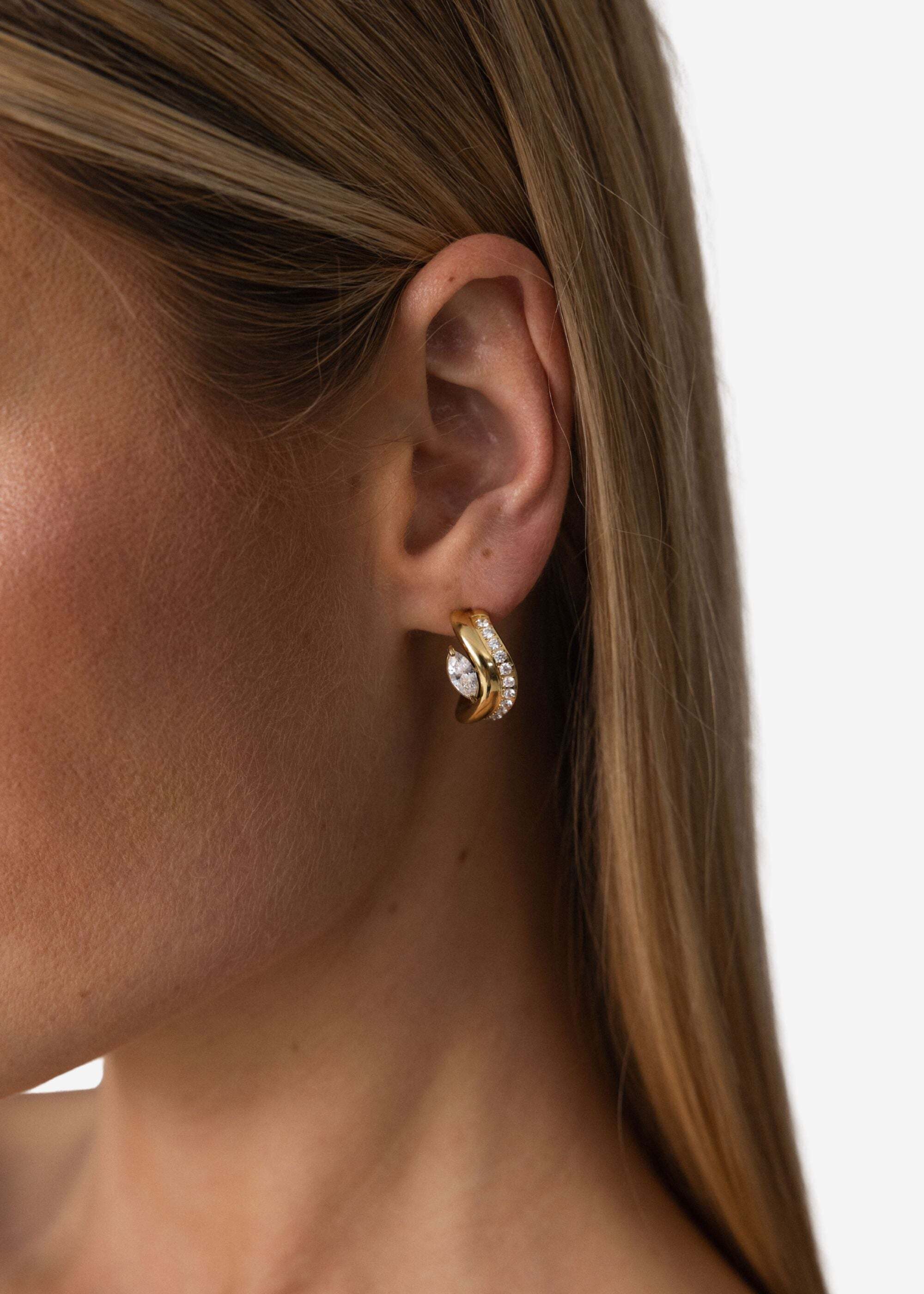 Purelei Paar Creolen Lumi Trio – Bild 3 von 3