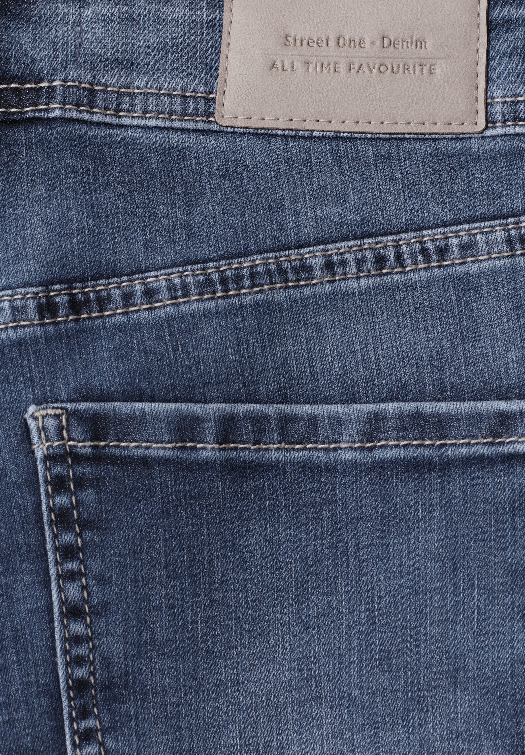 STREET ONE Slim-fit-Jeans Middle Waist
