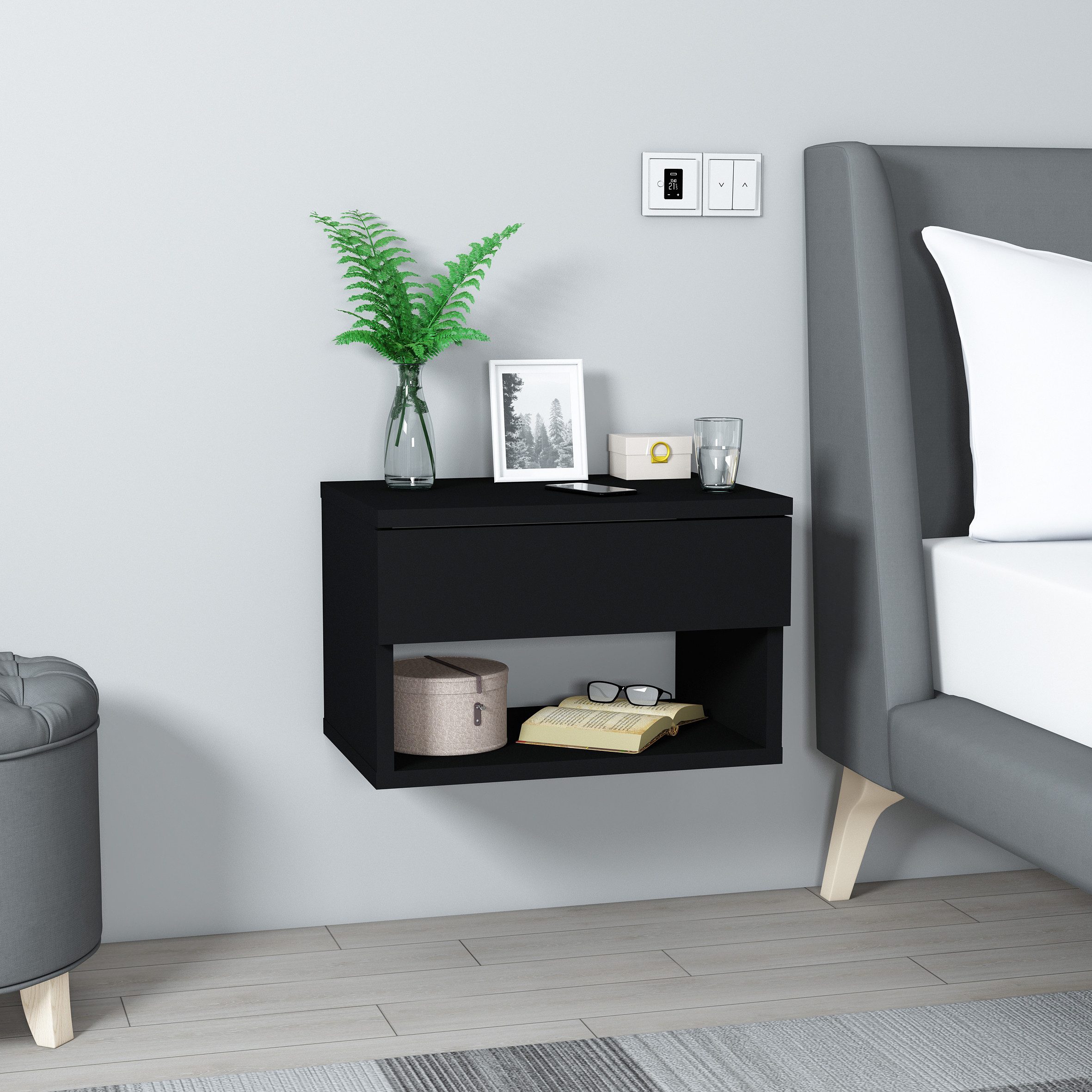 DEMA Home Nachttisch Hestia, Nightstand aus günstig online kaufen
