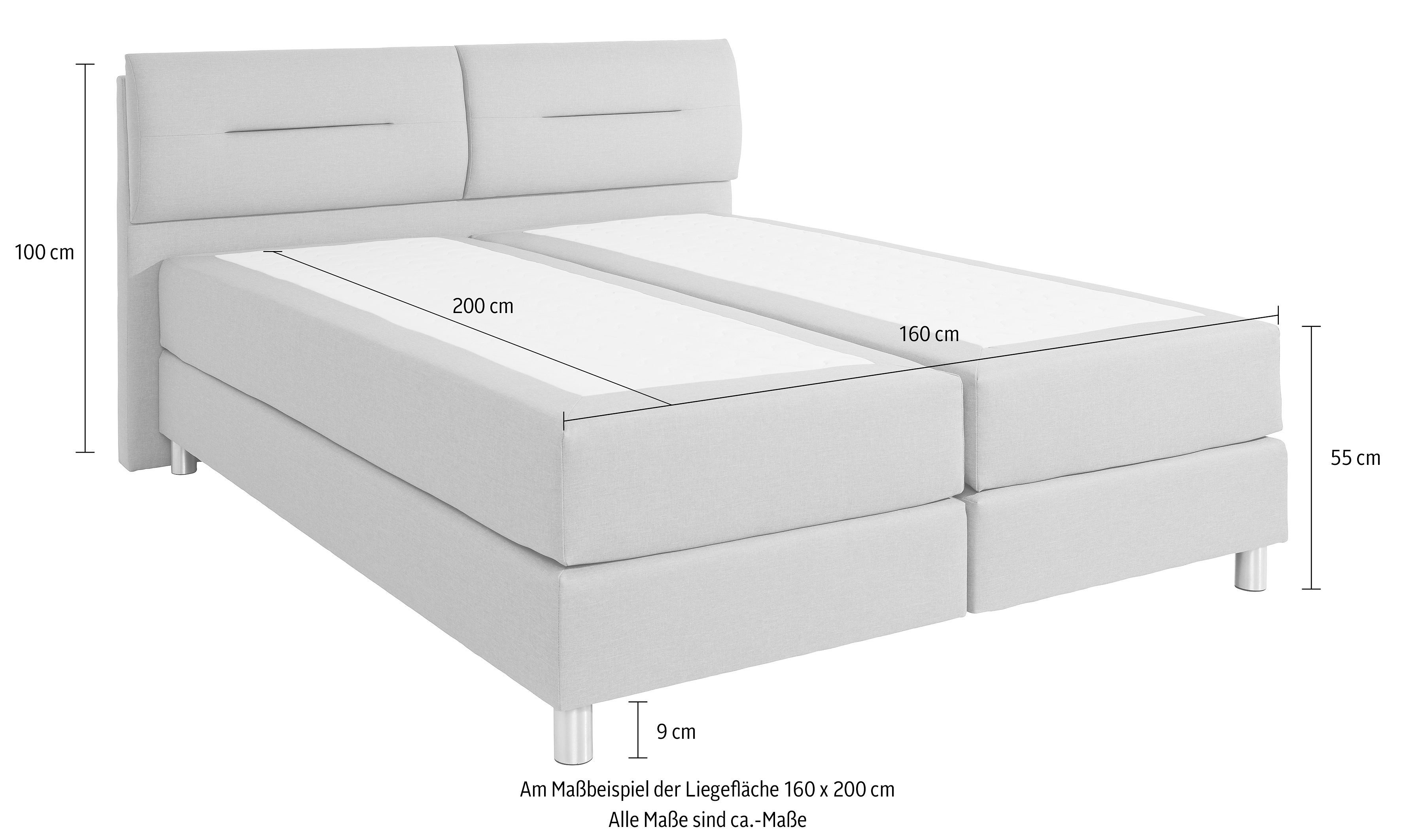 Maintal Boxspringbett, inkl. Topper günstig online kaufen