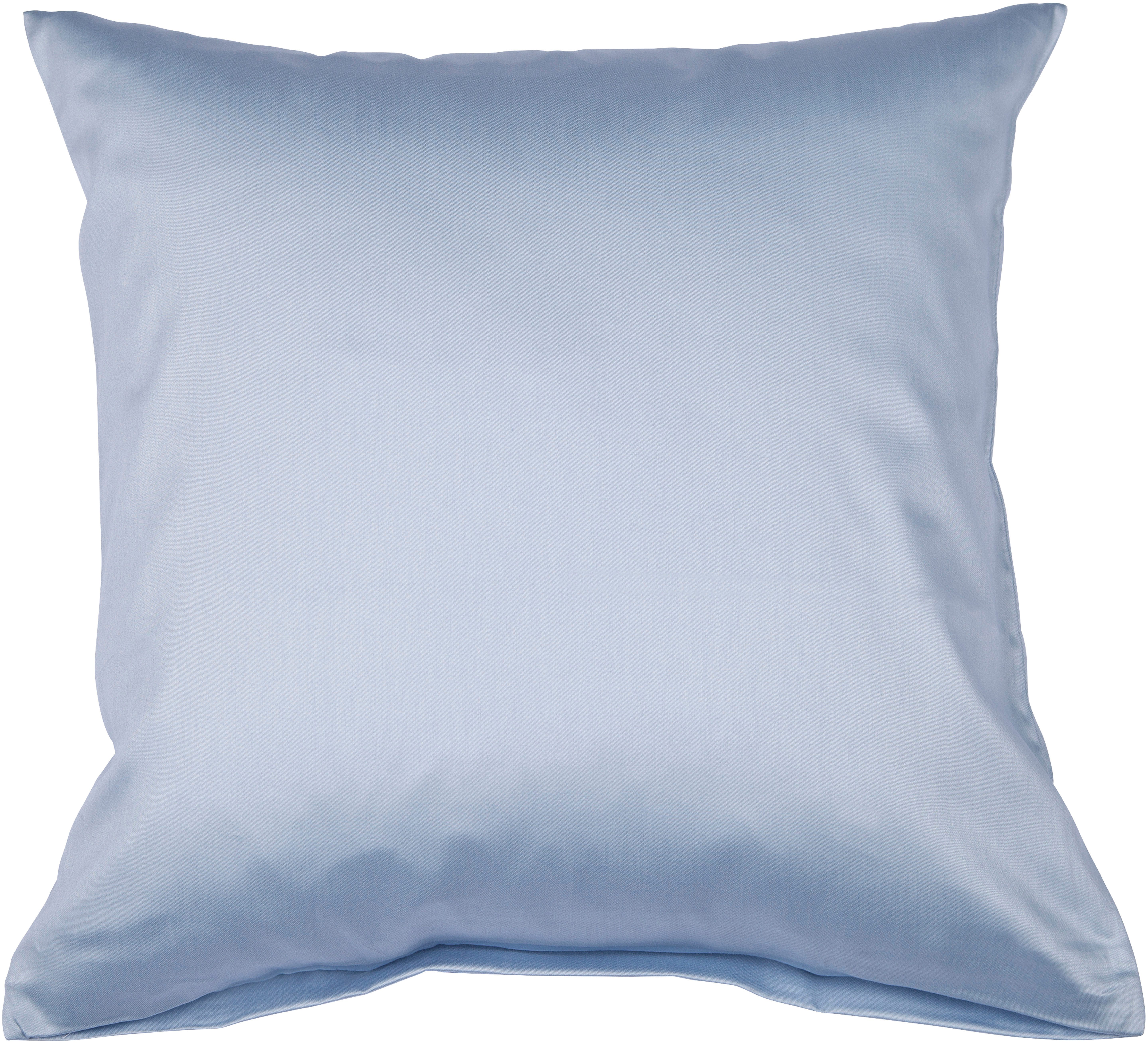 Janine Kissenbezug »Colors Mako Satin«, (2 St.), mit Reißverschluss, uni Ki günstig online kaufen