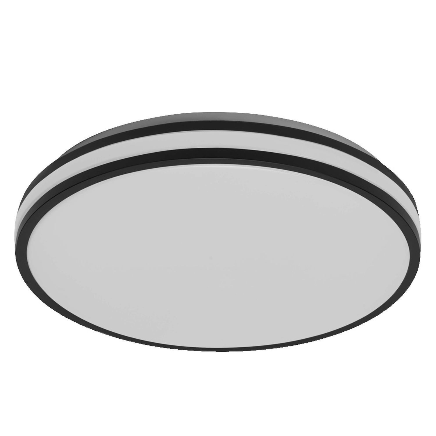 Licht-Erlebnisse Deckenleuchte ZARESIN, LED fest integriert, Warmweiß, LED 3000 K 1450 lm rund Ø 38.5 cm Modern Deckenleuchte