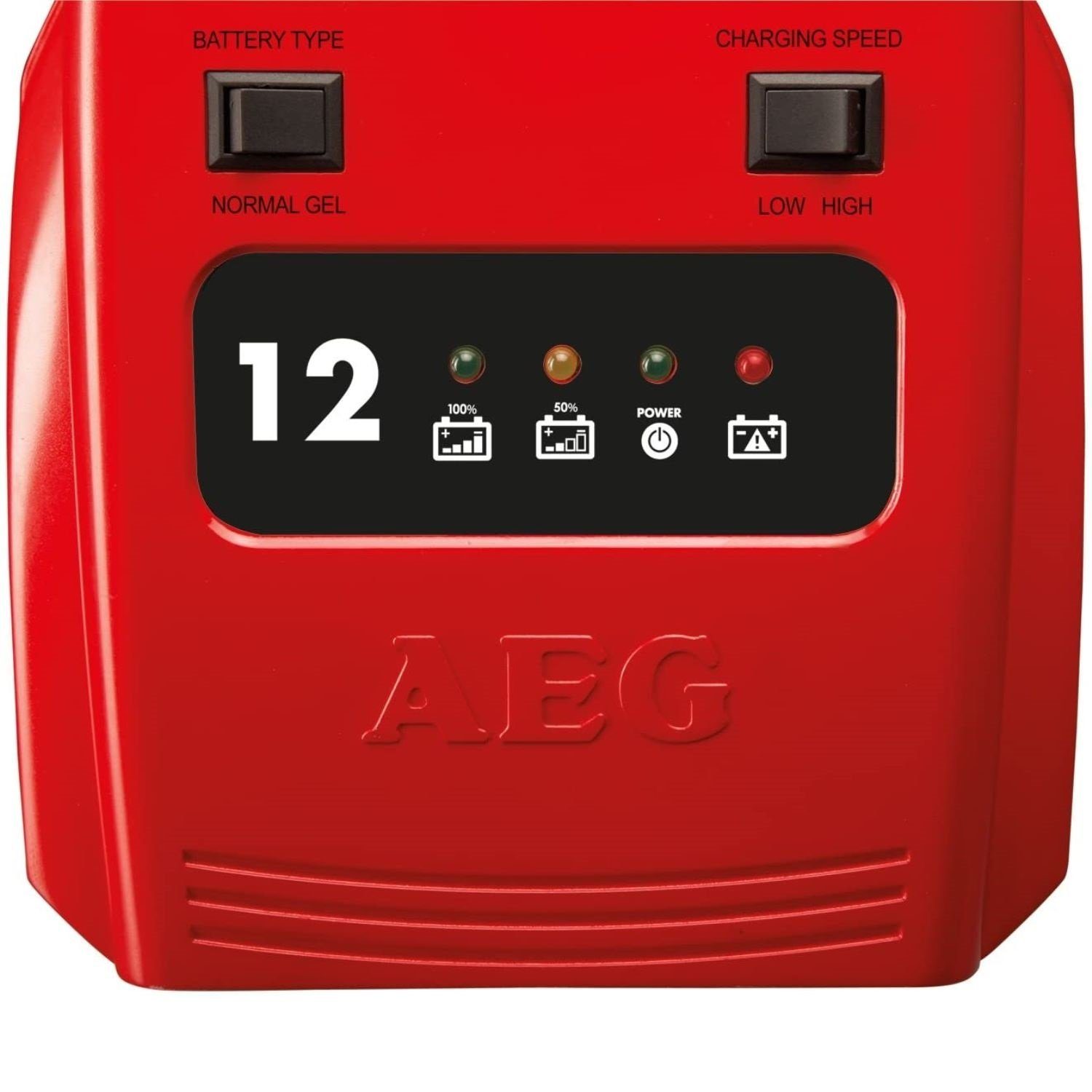 AEG Normal/AGM/Gel Saison-Fahrzeuge) 12A Ladegerät AG1212 Akku Erhaltungsladefunktion Autobatterie-Ladegerät Batterie-Lader PKW (Auto