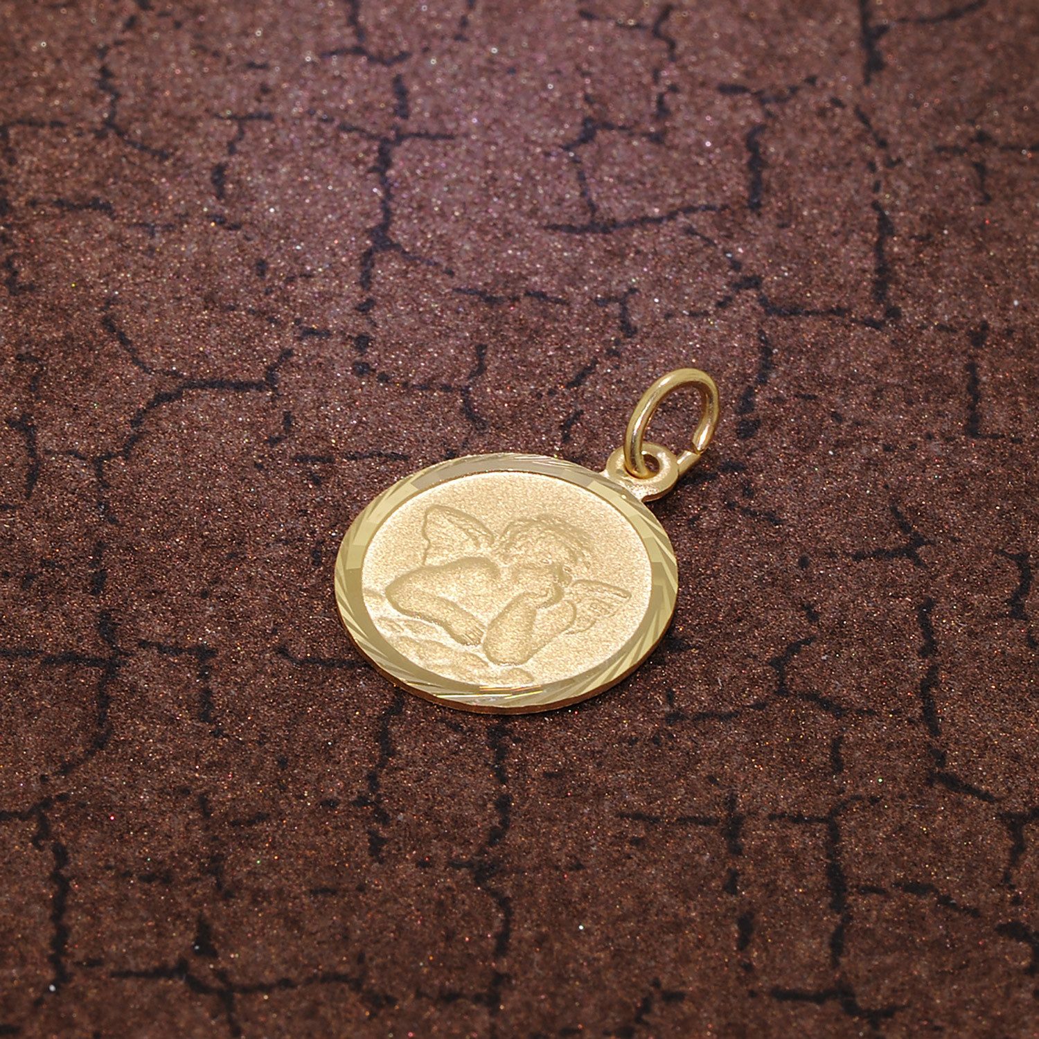 trendor Kette mit Anhänger Kinder-mit Schutzengel Anhänger Gold auf Silber