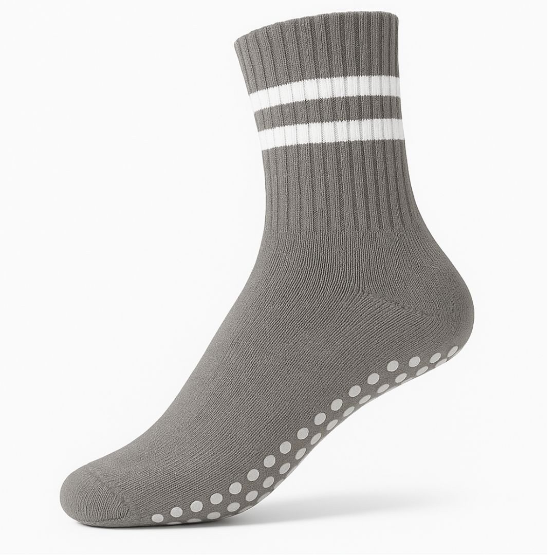 ZUKUNFTSENKEL Sportsocken Yoga Pilates Socken Damen Anti-Rutsch (Spar Set, 5er Pack) Rutschfest, Weich, Elastisch Ideal für Fitness, Yoga & Pilates