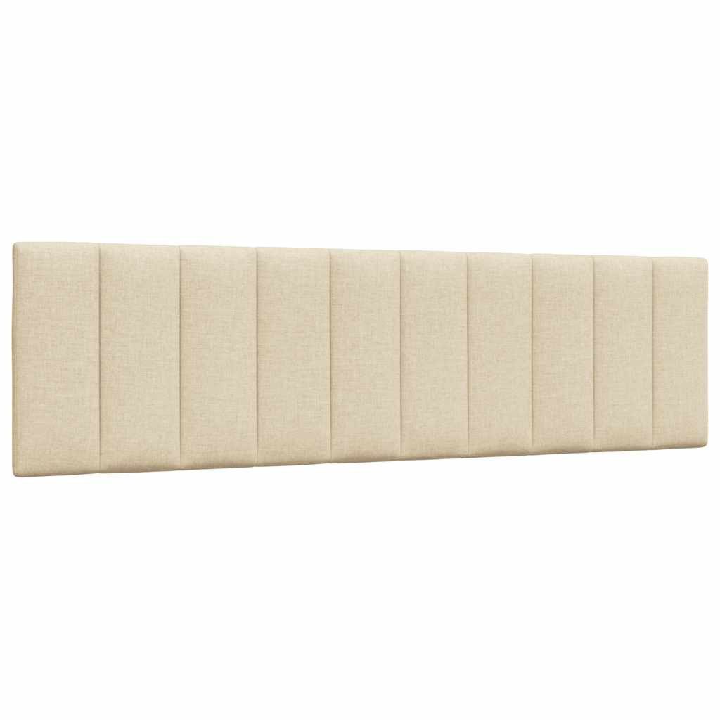 vidaXL Bett, Kopfteil-Kissen Creme 180 cm günstig online kaufen