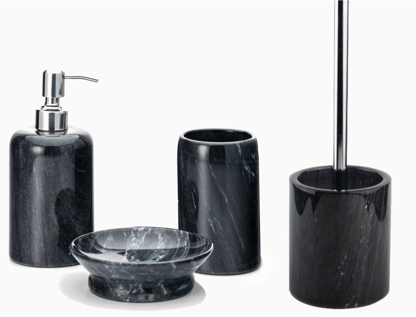houseproud Badaccessoire-Set Gloss Marble Badset, 4 günstig online kaufen