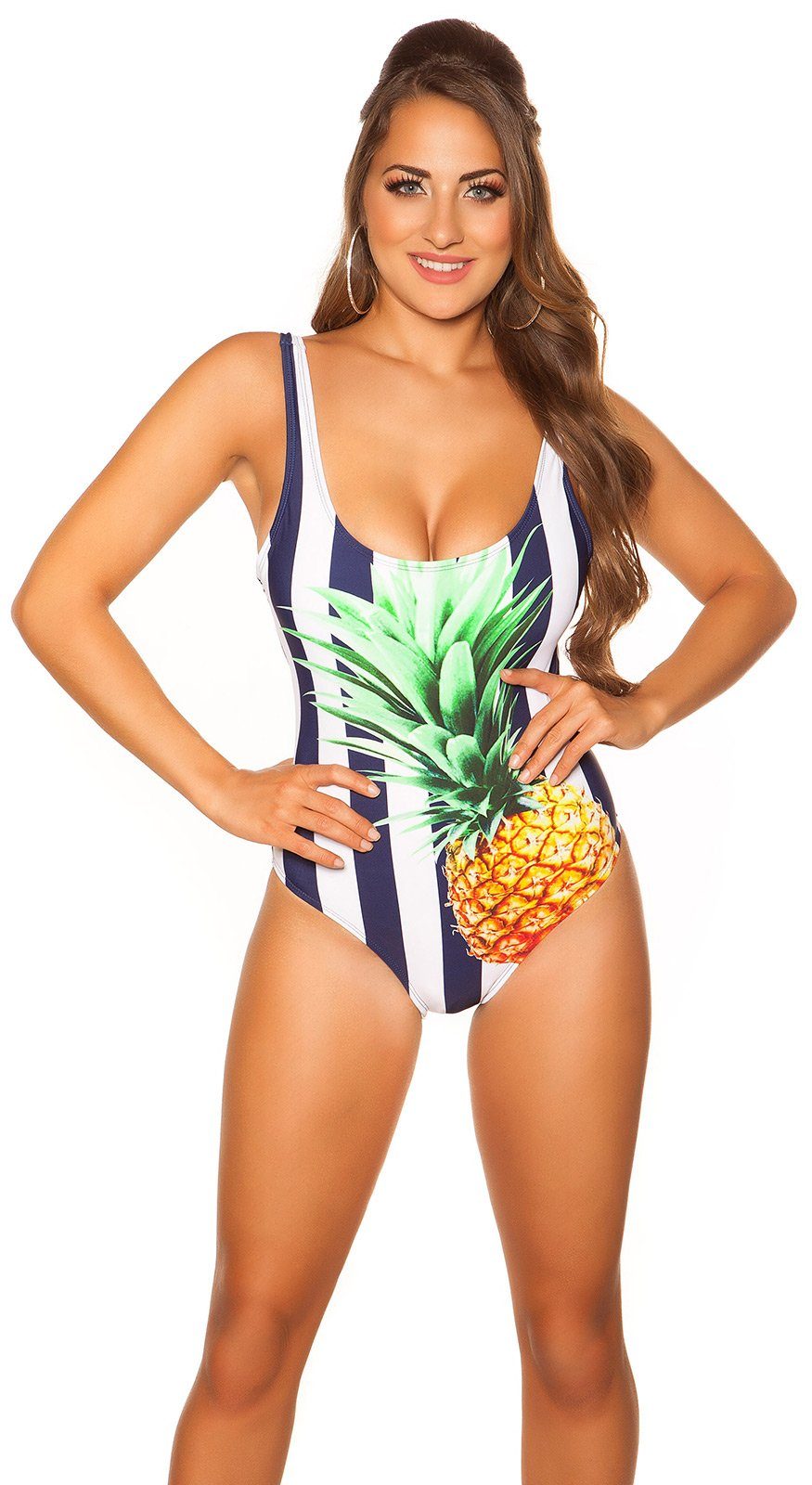 Koucla Bügel-Bikini Trendy Badeanzug mit Ananas Print geplostert online  kaufen | OTTO