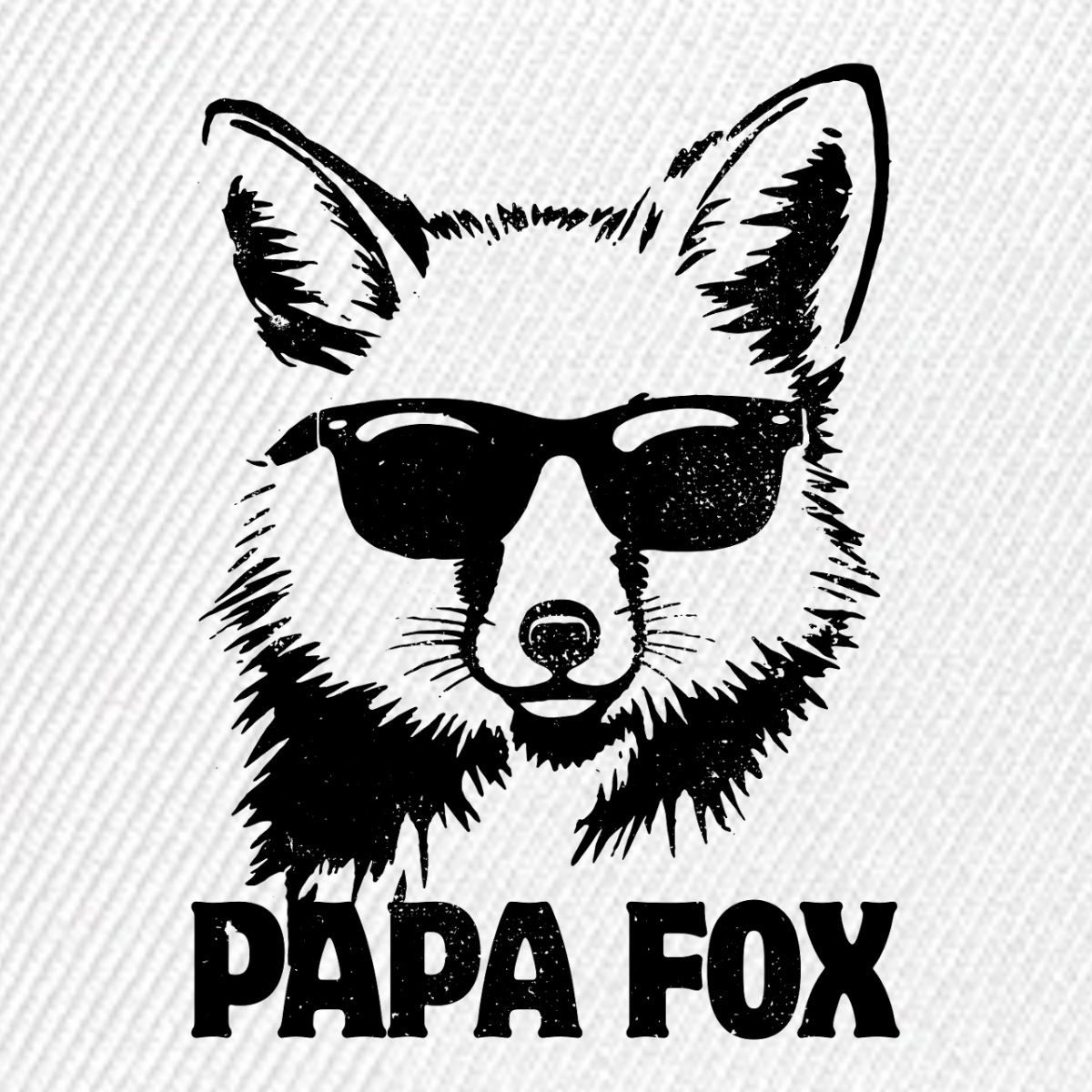Spreadshirt Snapback Cap Papa Fox Mit Sonnenbrille Für Coole Väter Snapback Cap (1-St)