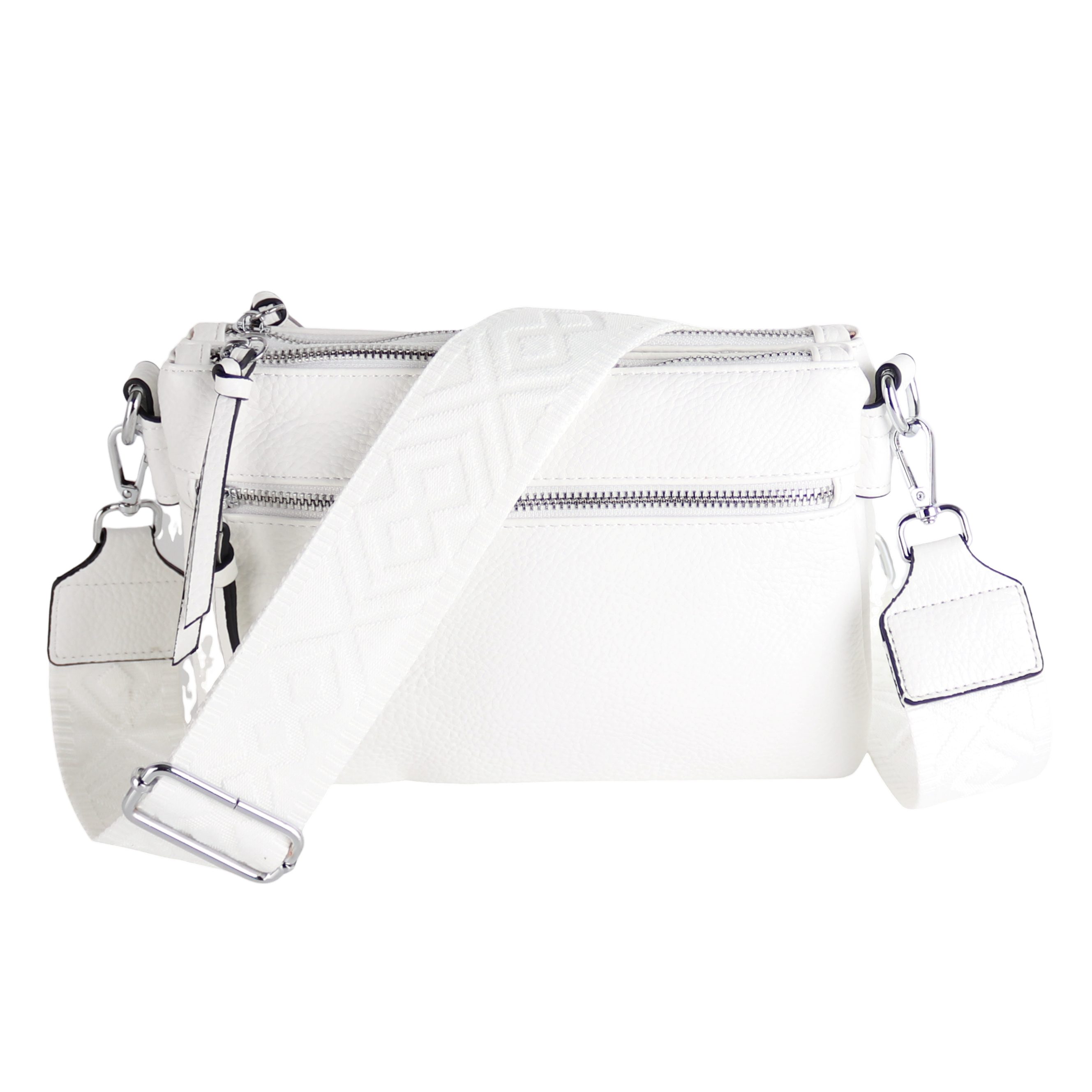 Umhängetasche Damen, Veganleder Crossbody Tasche Bag, Schultertasche