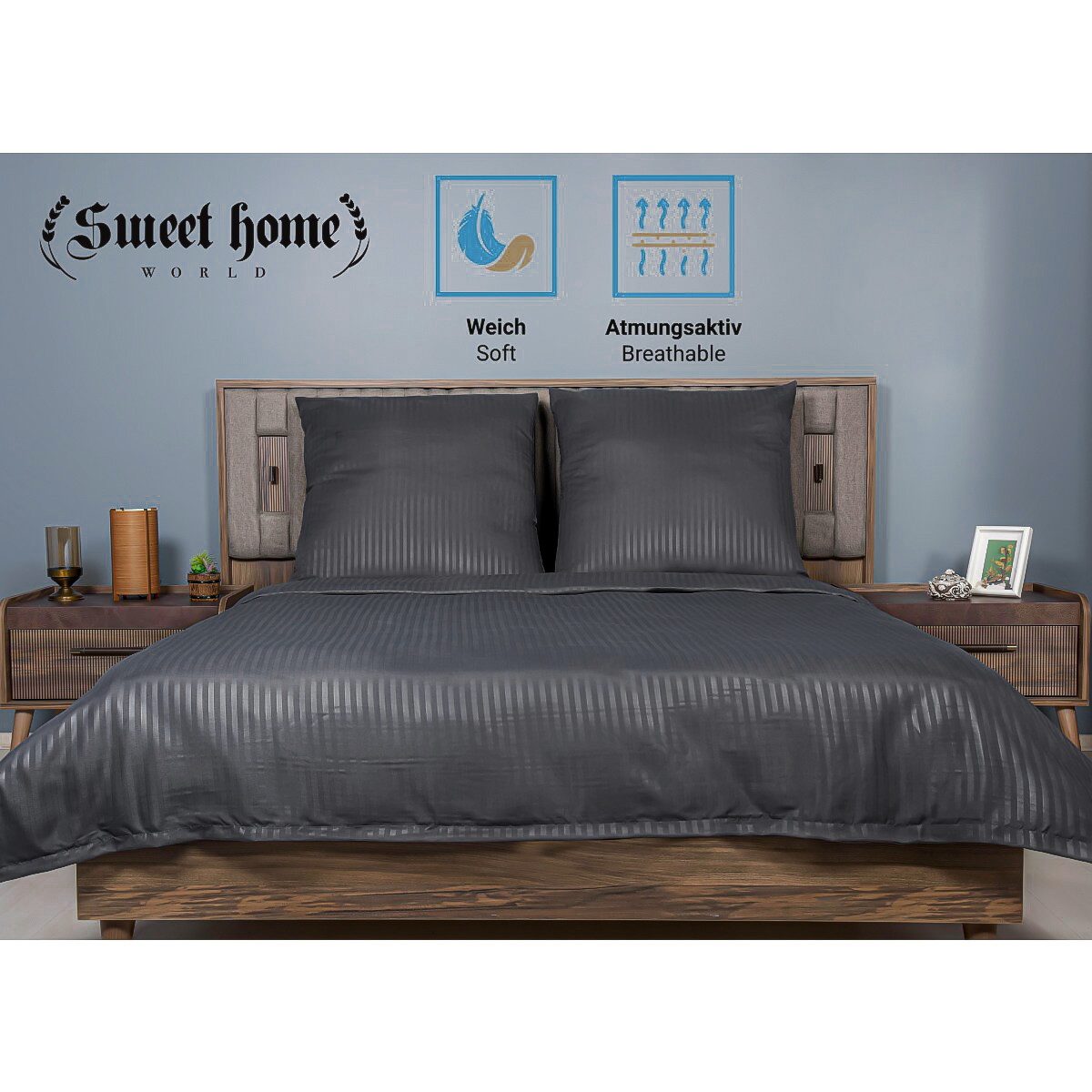 Sweet Home World Bettwäsche Deluxe aus günstig online kaufen