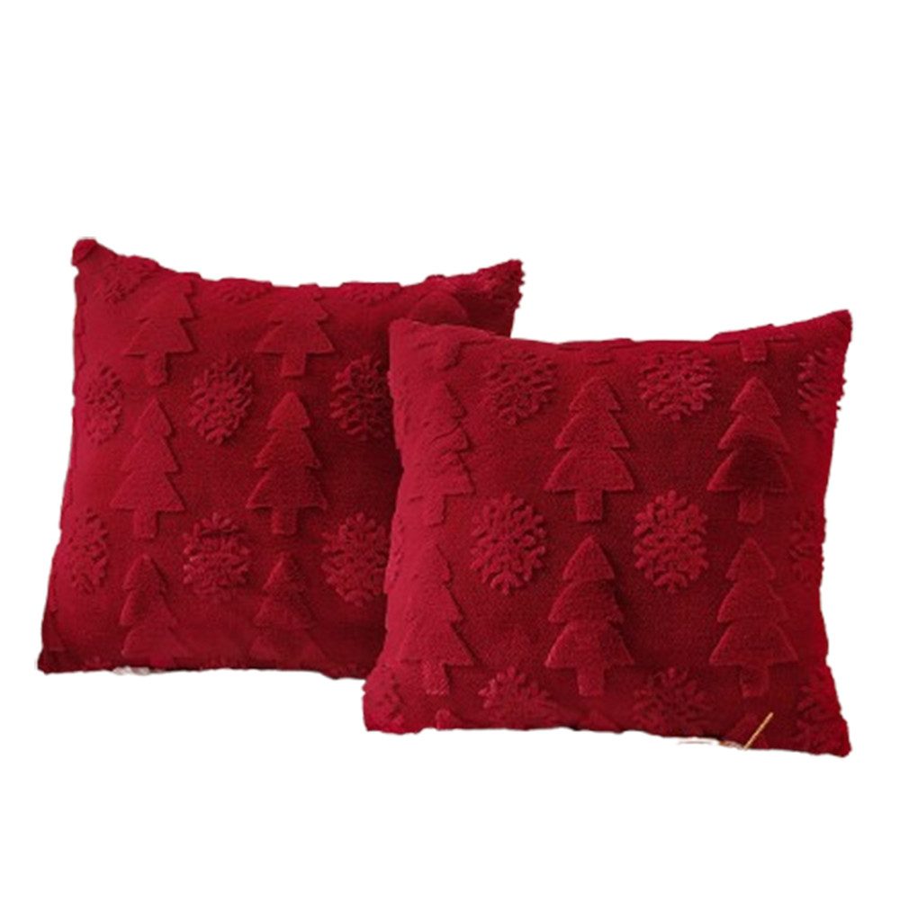 CLTYQ Kissenbezug Kissenbezug Weihnachten 2 Stück, 45 x 45 cm, Weihnachtsde günstig online kaufen